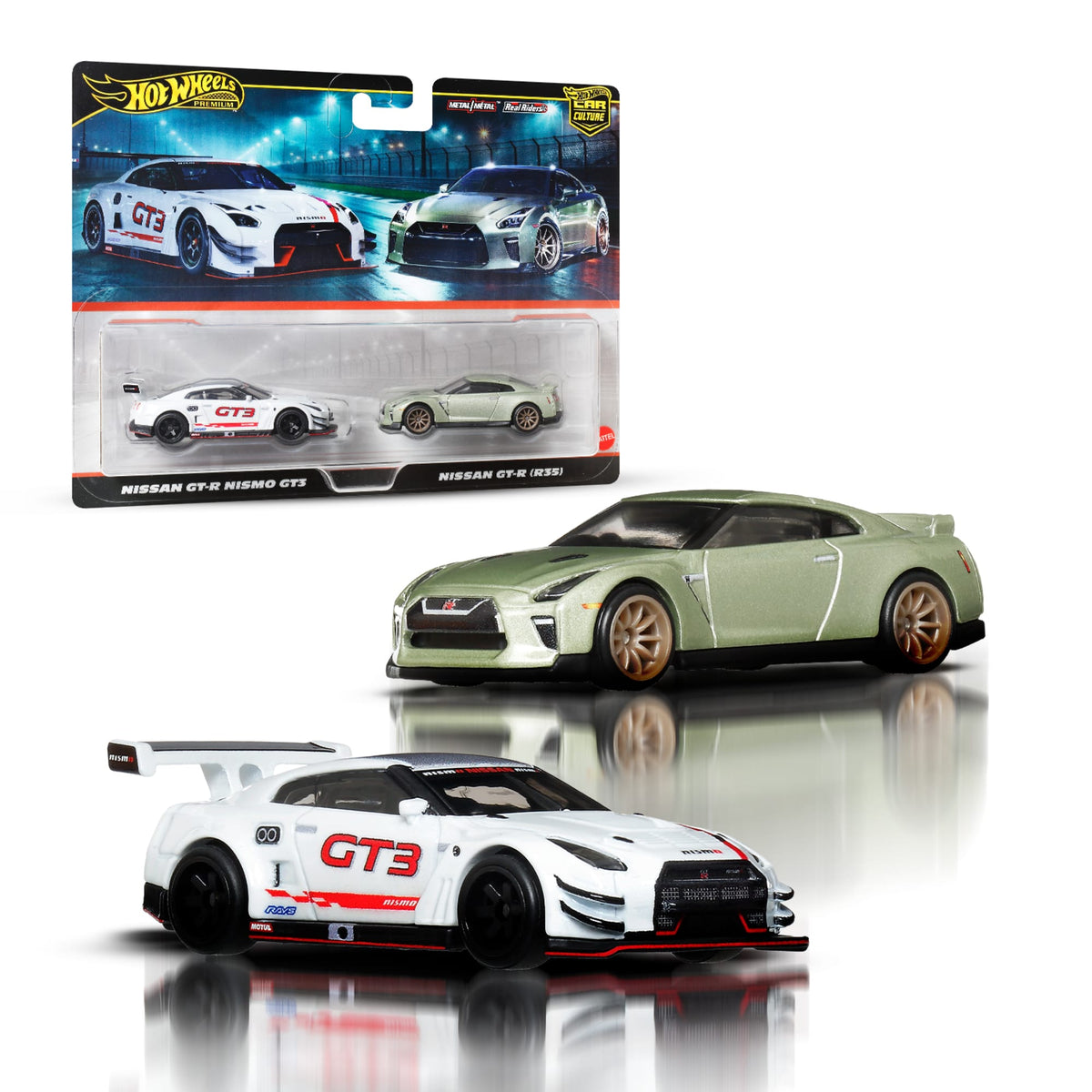 Hot Wheels Premium Car Culture Nissan GT-R 2-Pack