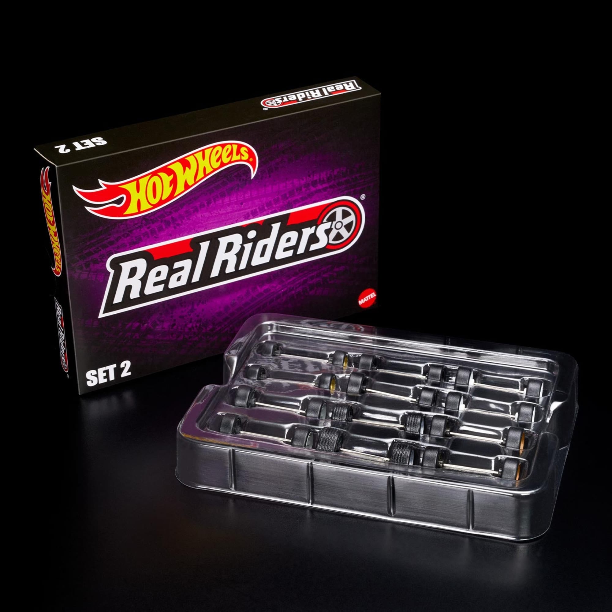 Hot Wheels RLC Exclusive Real Riders Wheels Pack - Set 2