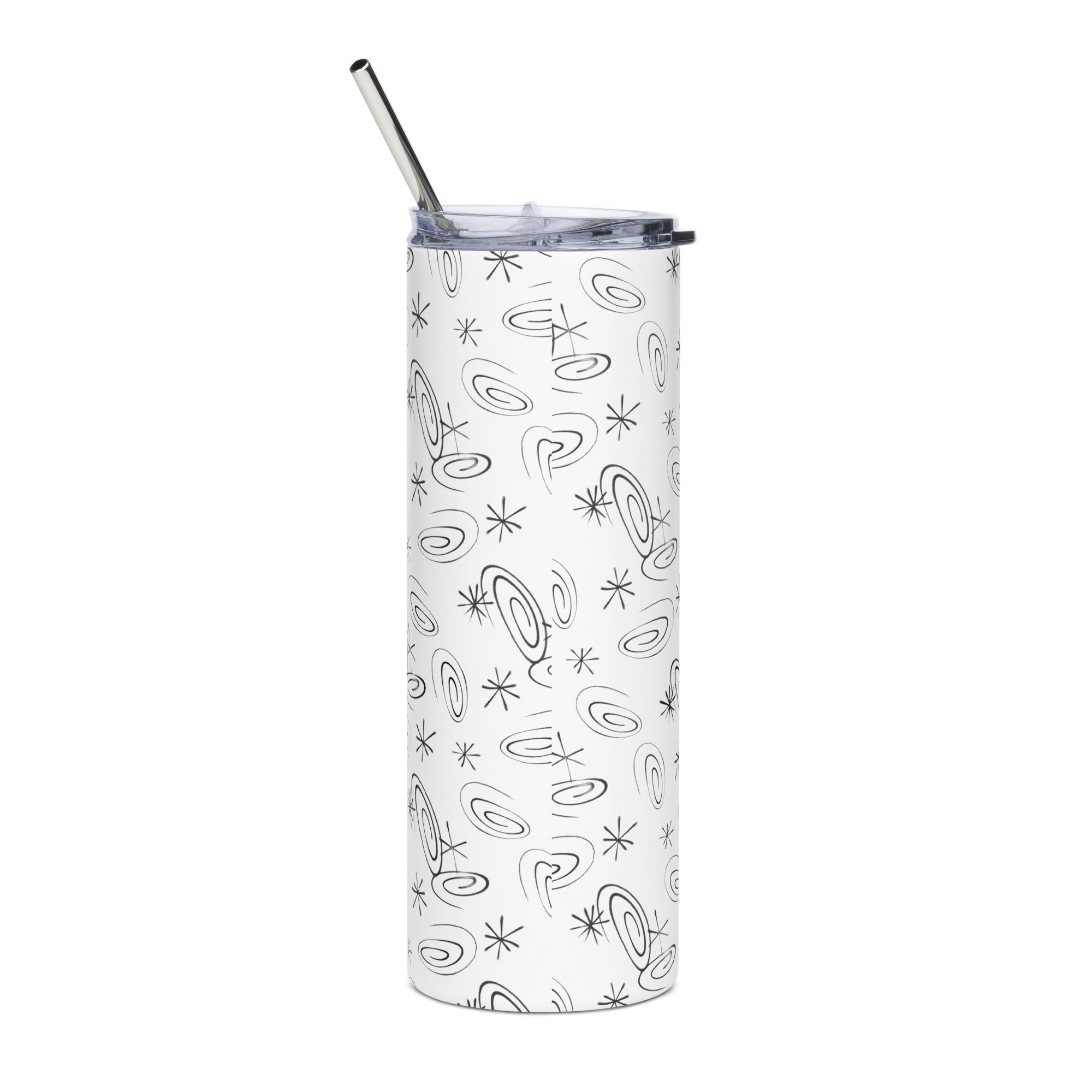 Hot Wheels x Kenny Scharf White Tumbler