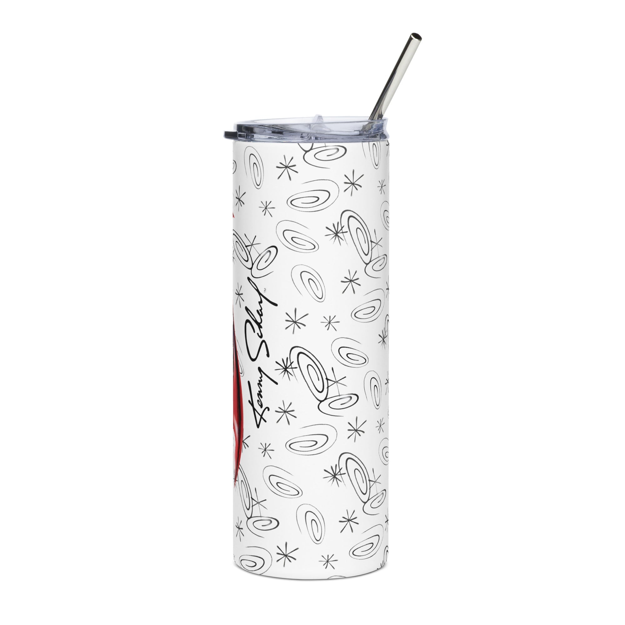 Hot Wheels x Kenny Scharf White Tumbler