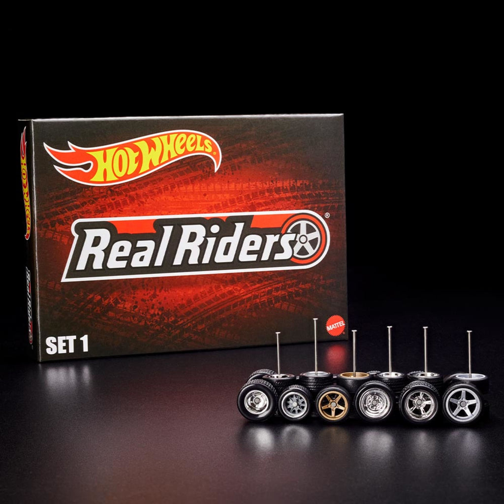 Hot Wheels RLC Exclusive Real Riders Wheels Pack - Set 1