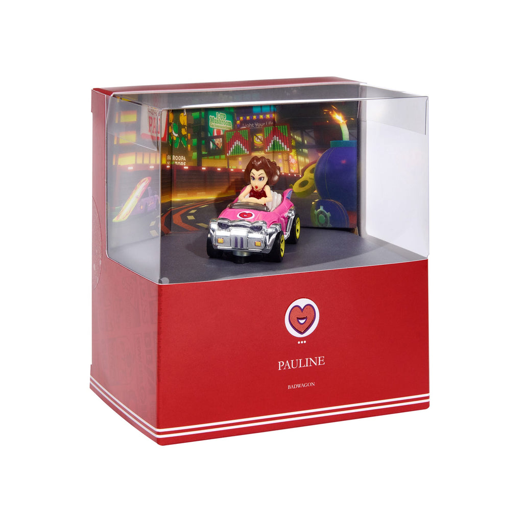 Hot Wheels Mario Kart Pauline Vehicle
