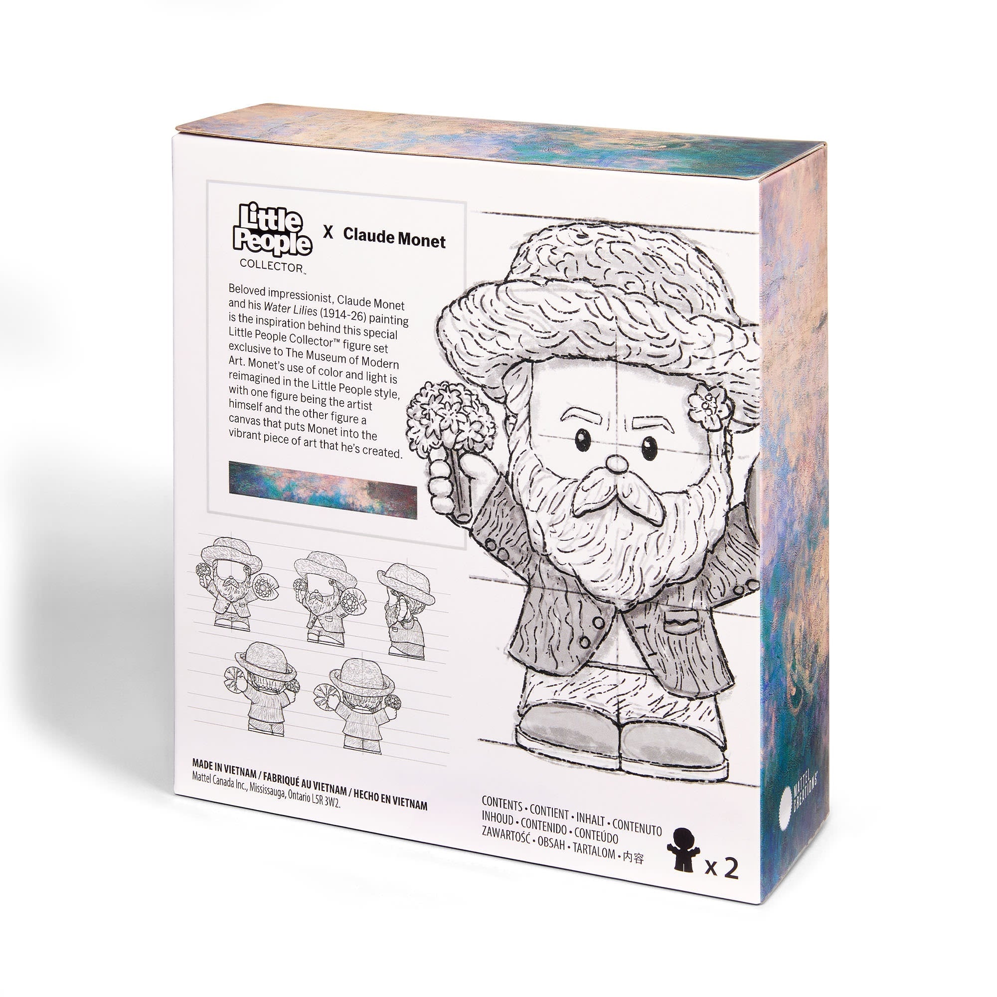 Little People Collector x MoMA Claude Monet Figure Set