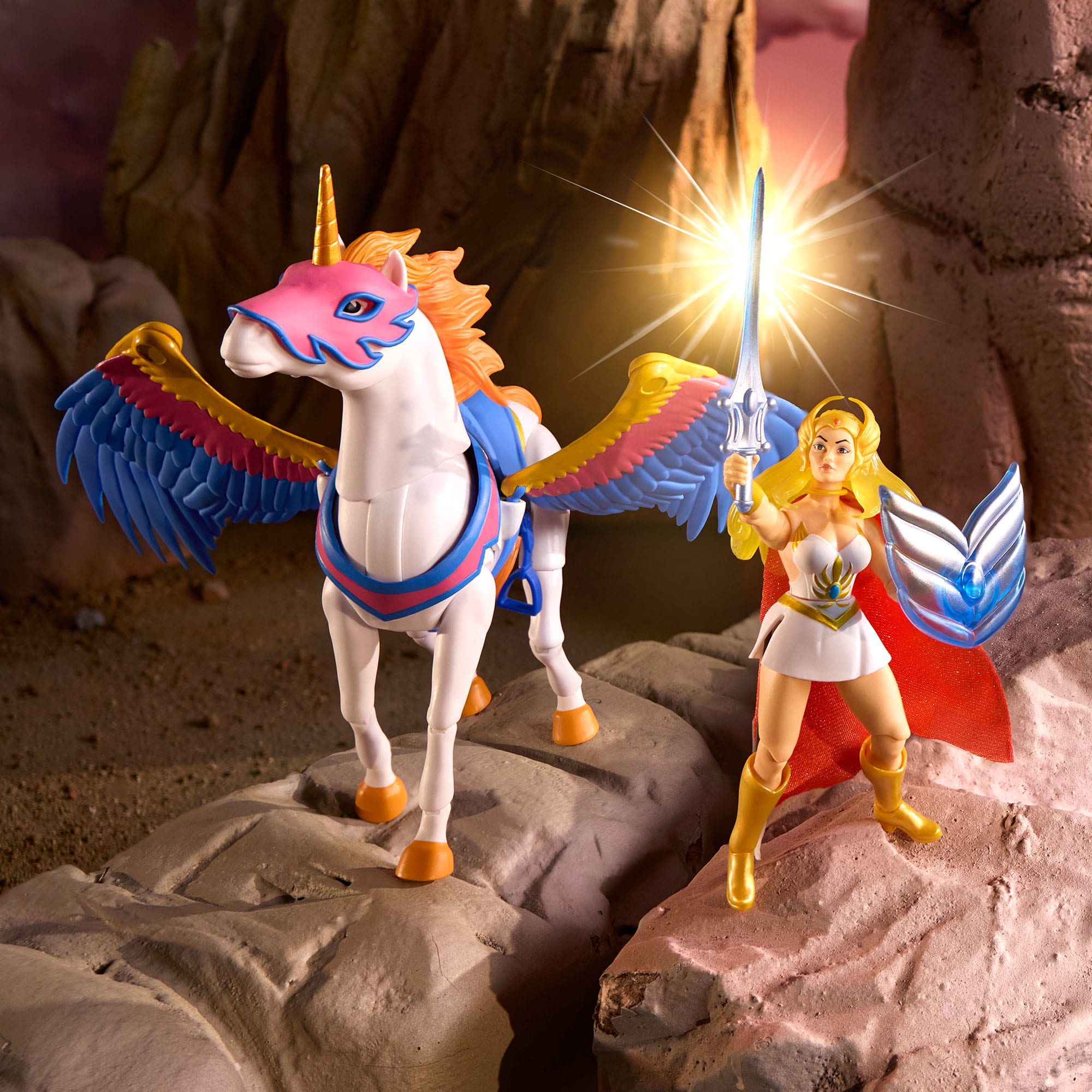 Masters of the Universe Origins She-Ra and Swift Wind 2-Pack