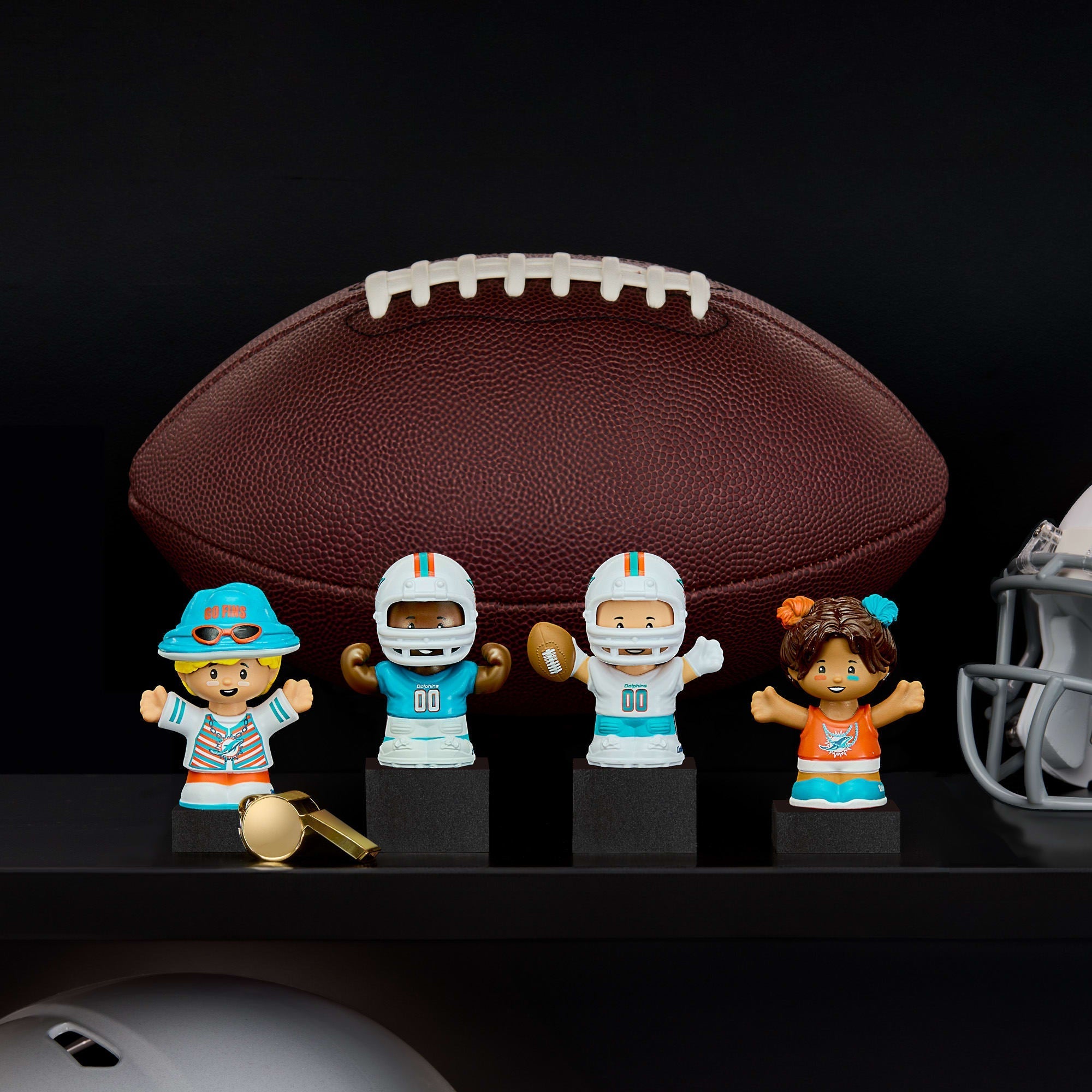 Little People Collector x NFL Miami Dolphins Set