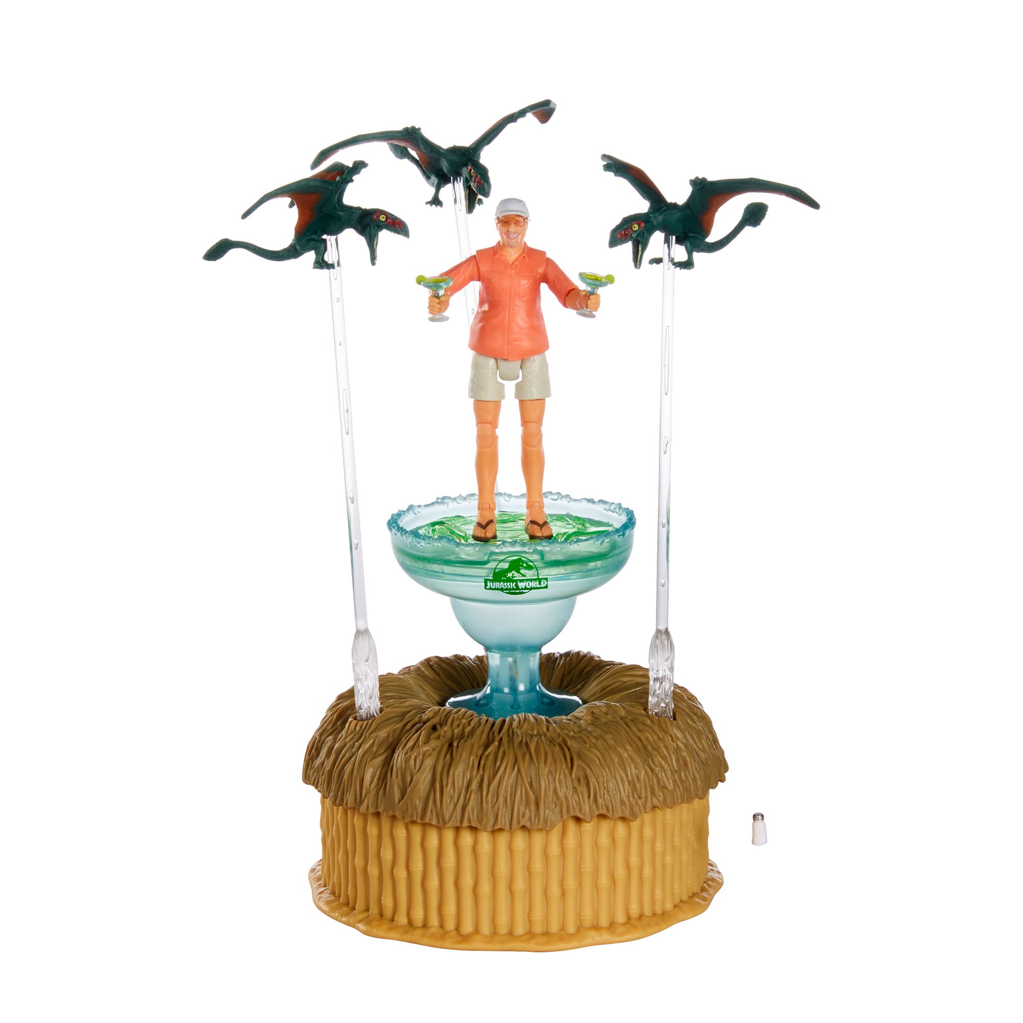 Jurassic World Hammond Collection Bubbles Up Jimmy Buffett Figure