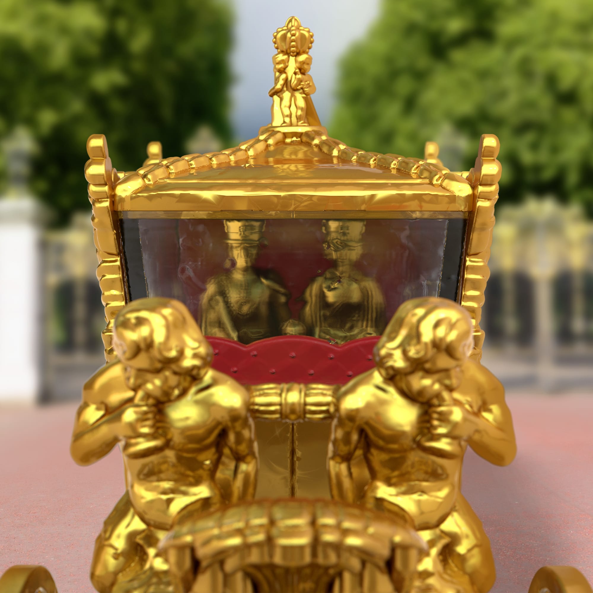 Matchbox Collectors Coronation Gold State Coach