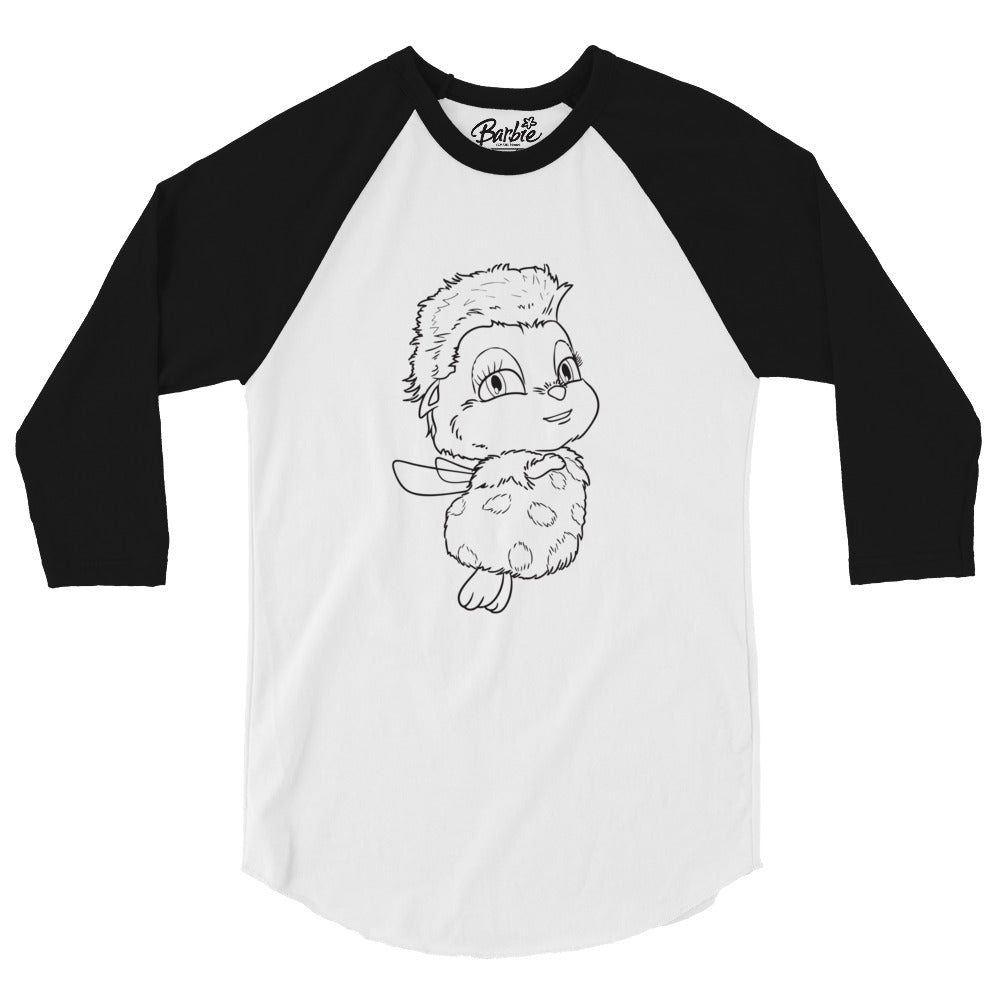 Barbie Bibble Fairytopia Sketch White Ringer T-shirt