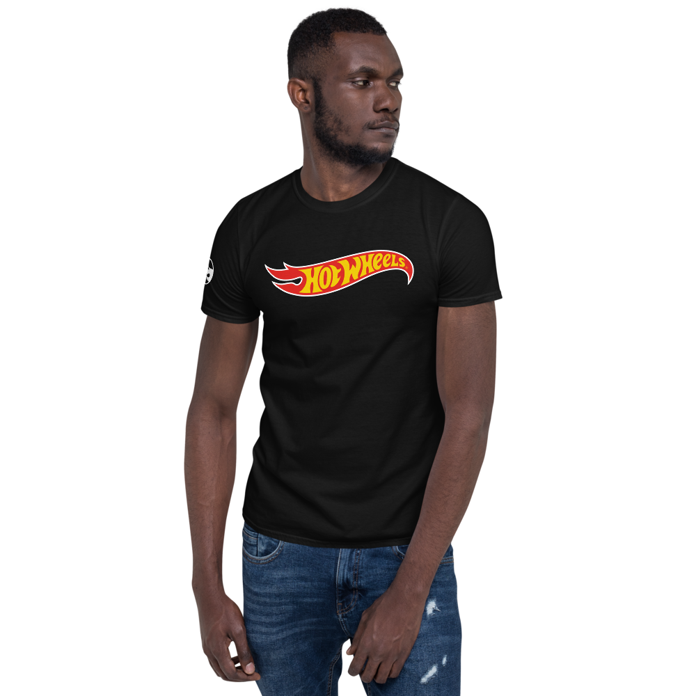 Hot Wheels Core Logo Short-Sleeve Black Unisex T-Shirt