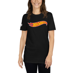 Hot Wheels Core Logo Short-Sleeve Black Unisex T-Shirt