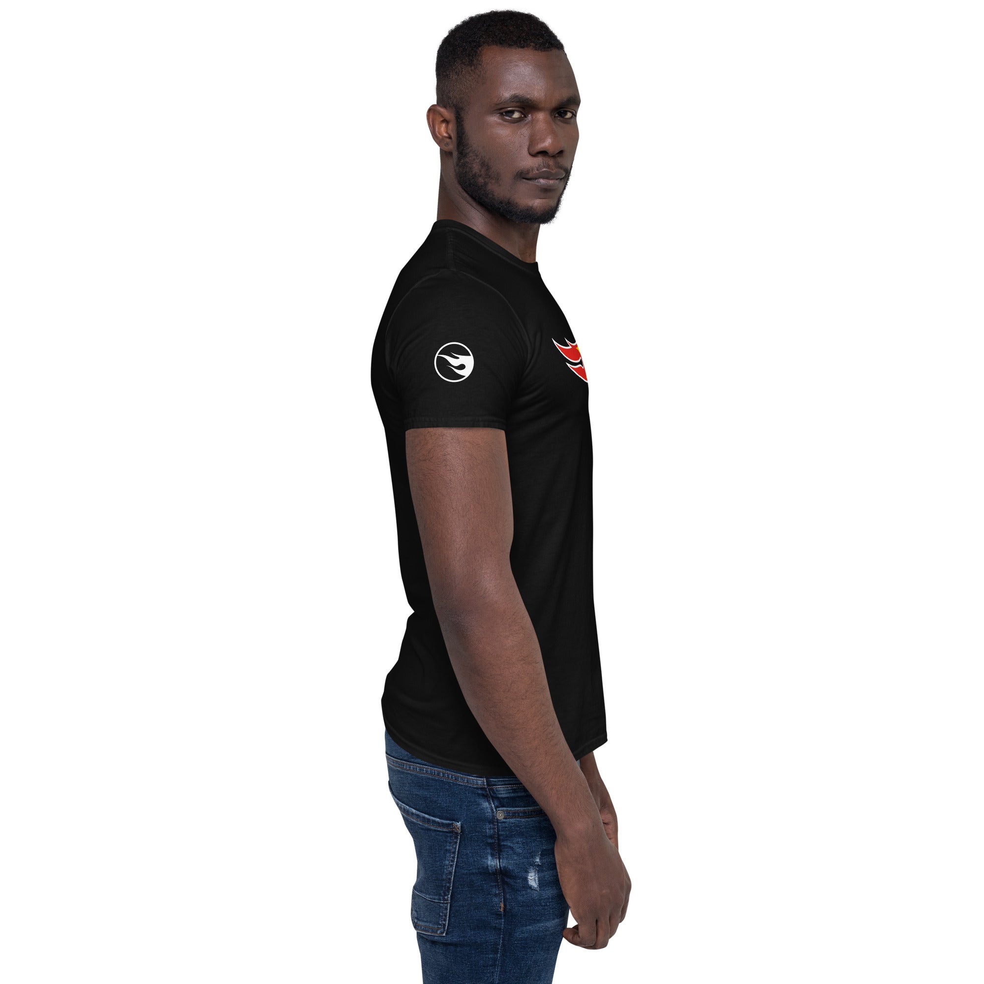 Hot Wheels Core Logo Short-Sleeve Black Unisex T-Shirt