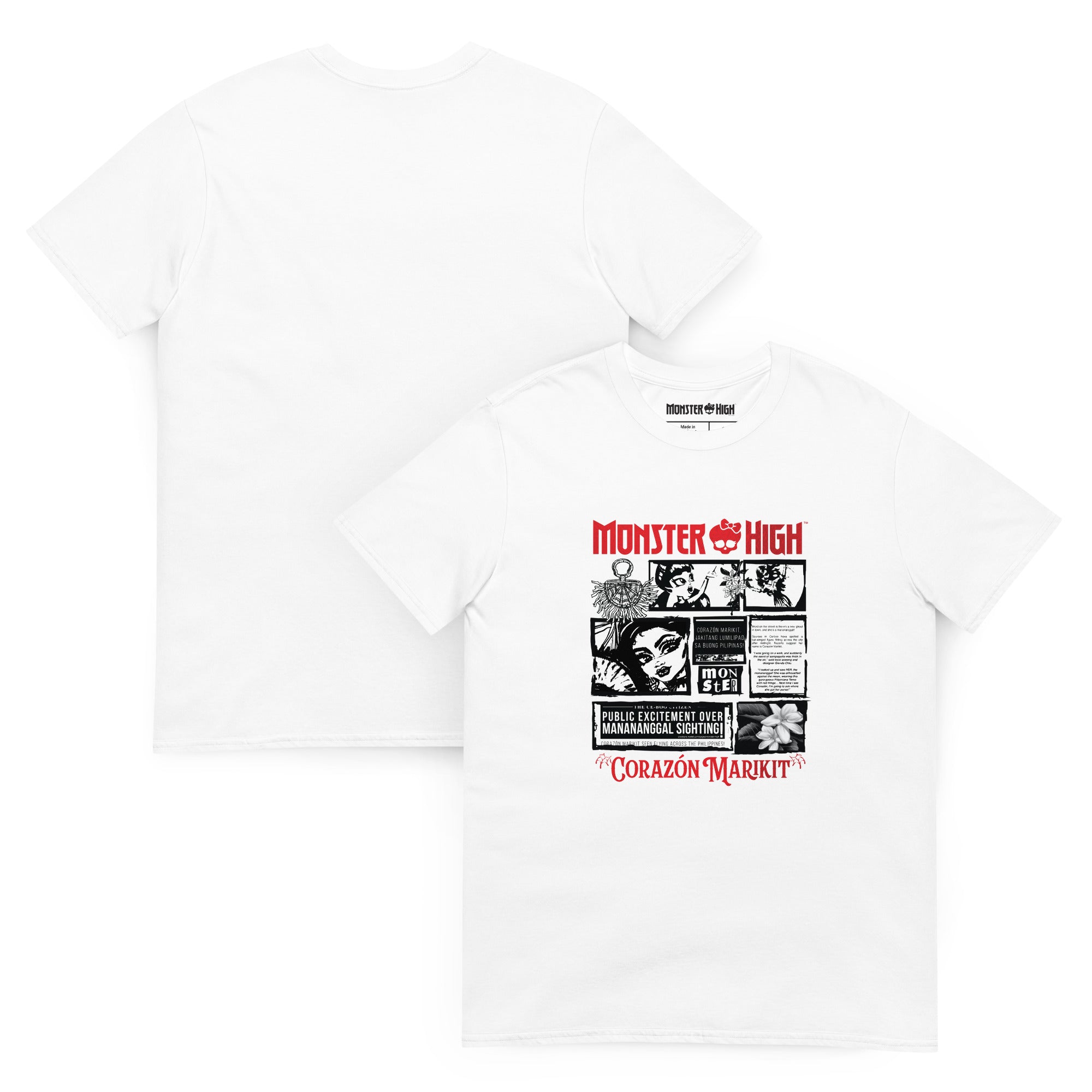 Monster High Corazon Marikit White T-Shirt