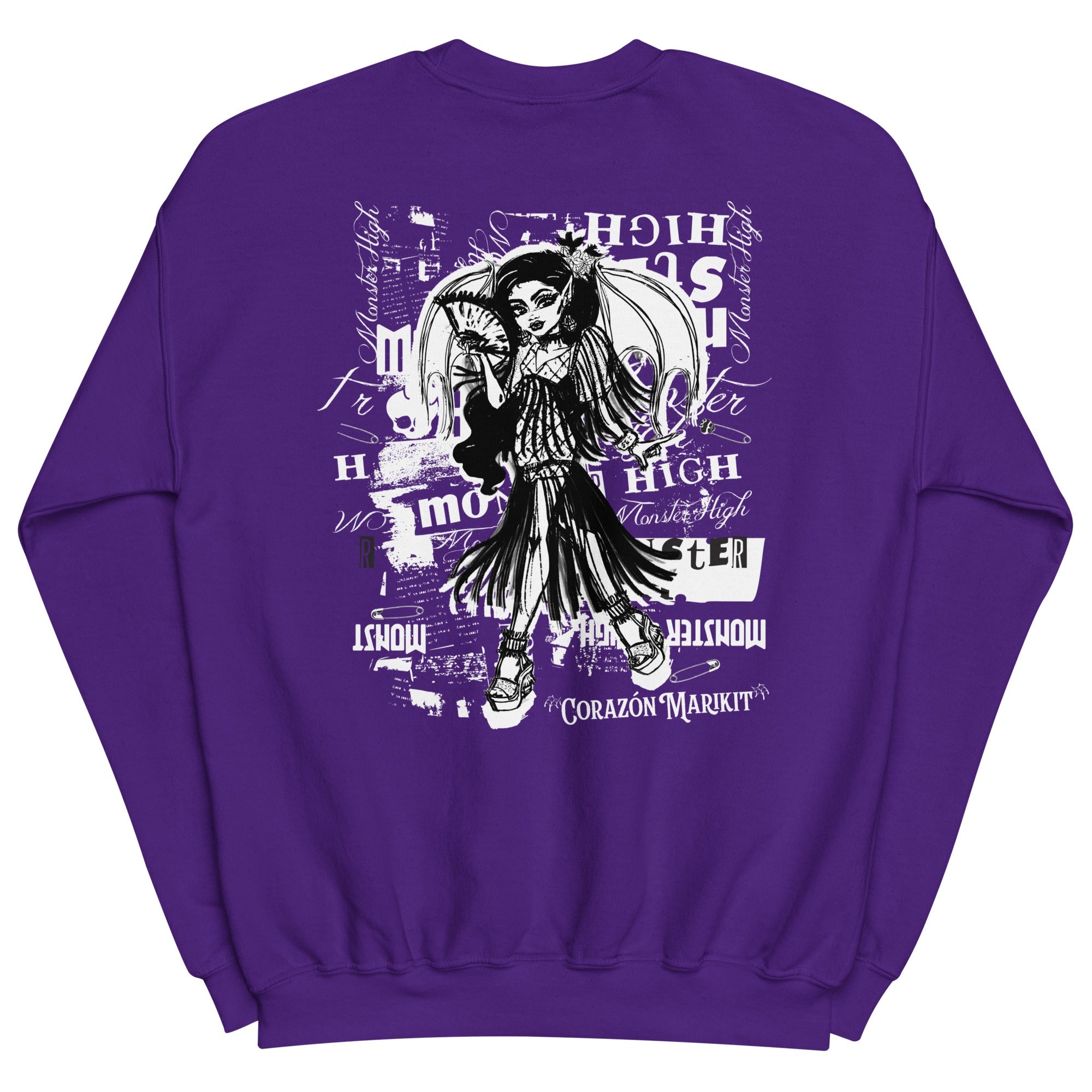 Monster High Corazon Marikit Purple Sweatshirt