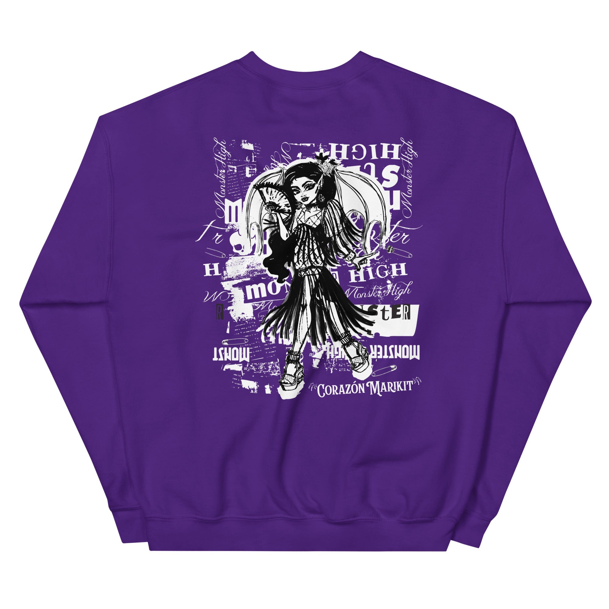 Monster High Corazon Marikit Purple Sweatshirt