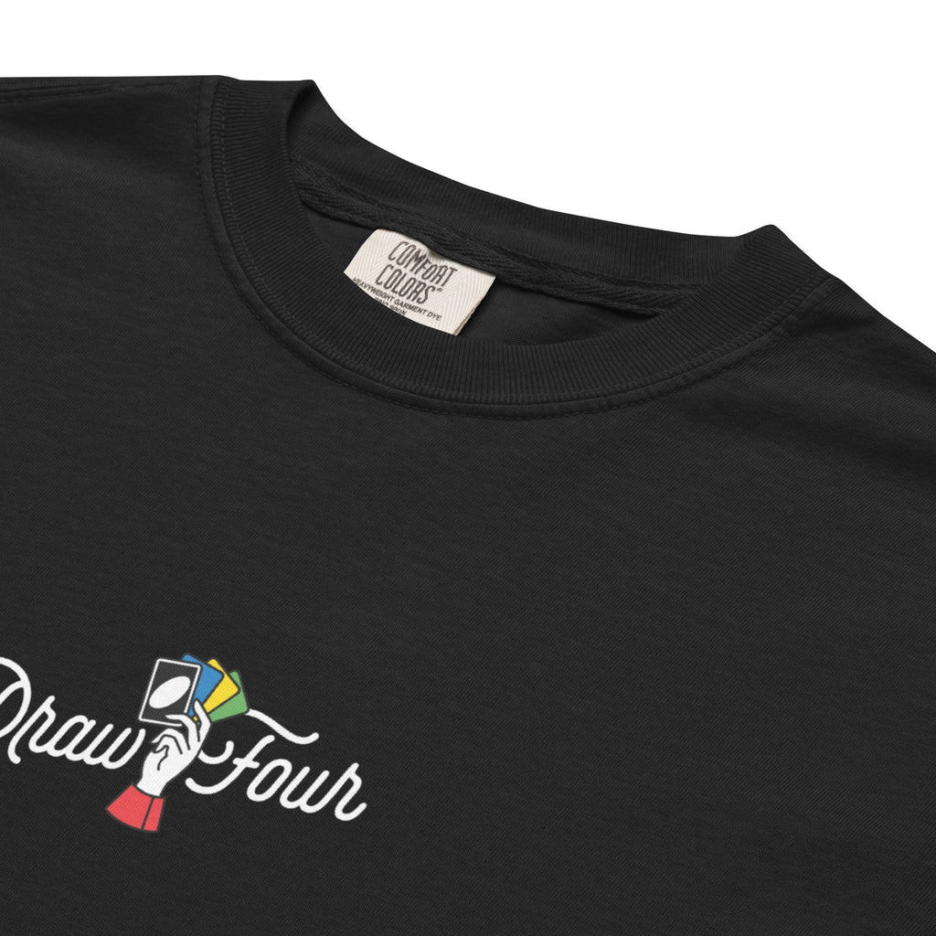 UNO Social Club Draw Four Black T-shirt