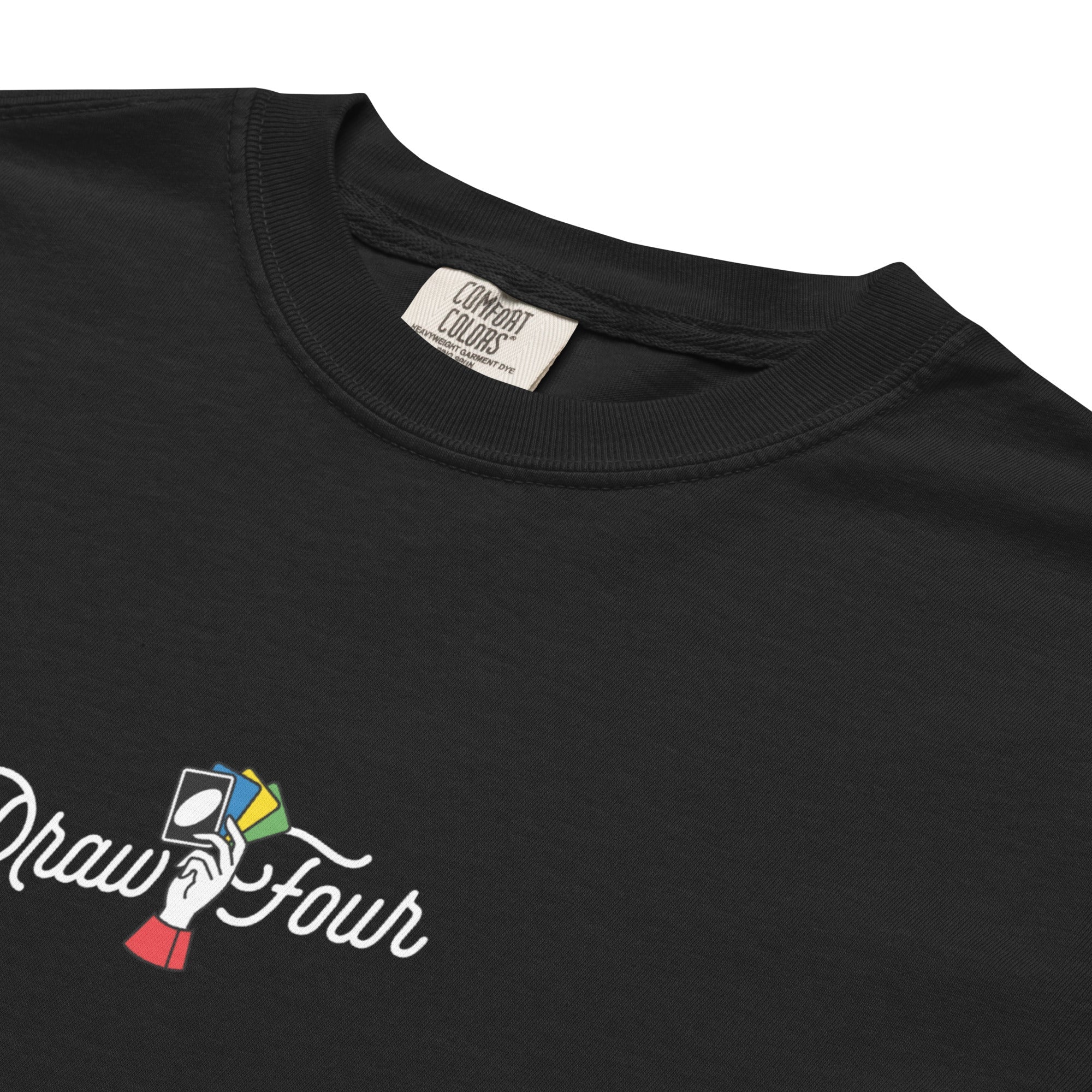UNO Social Club Draw Four Black T-shirt