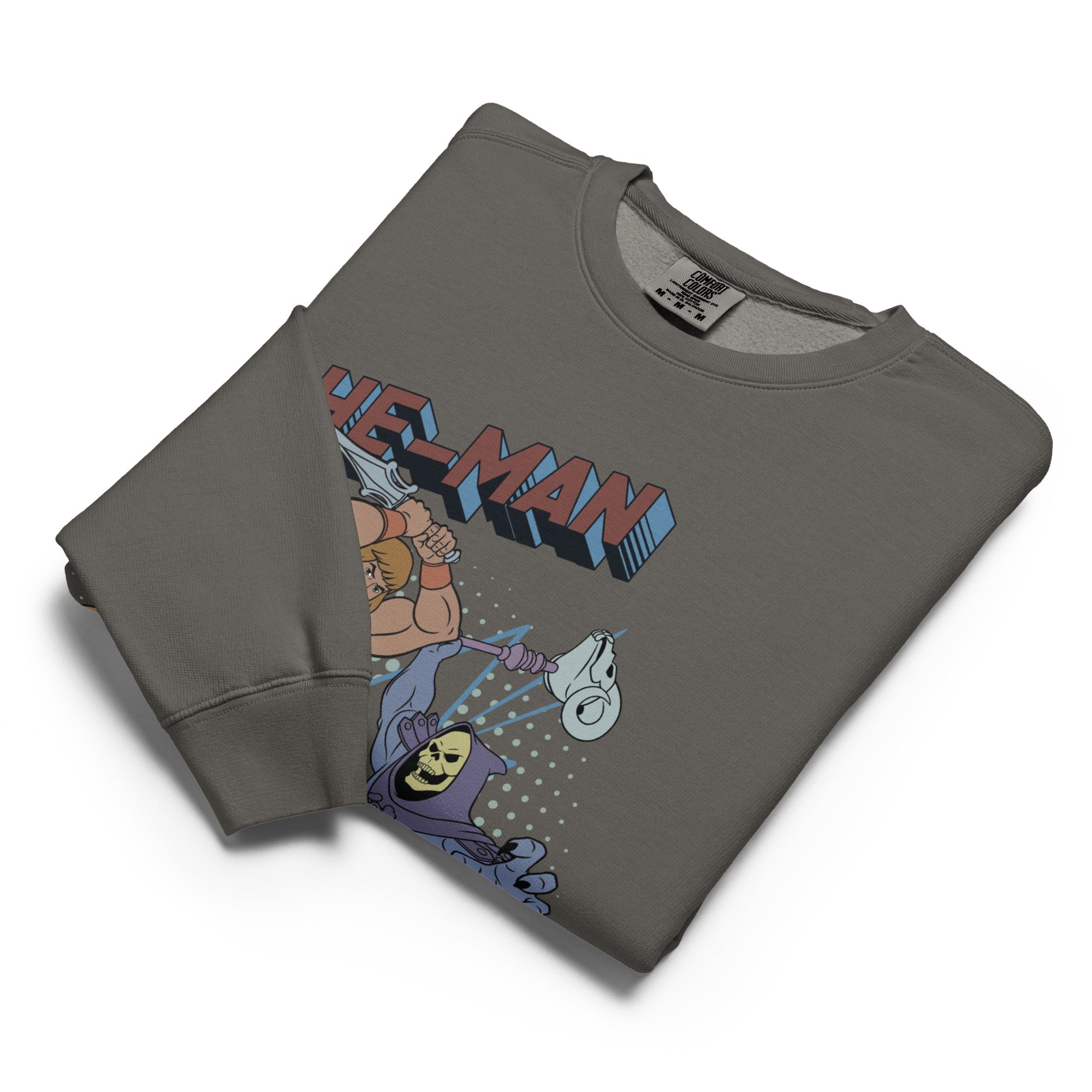 Masters of the Universe He-Man vs. Skeletor Grey Sweatshirt