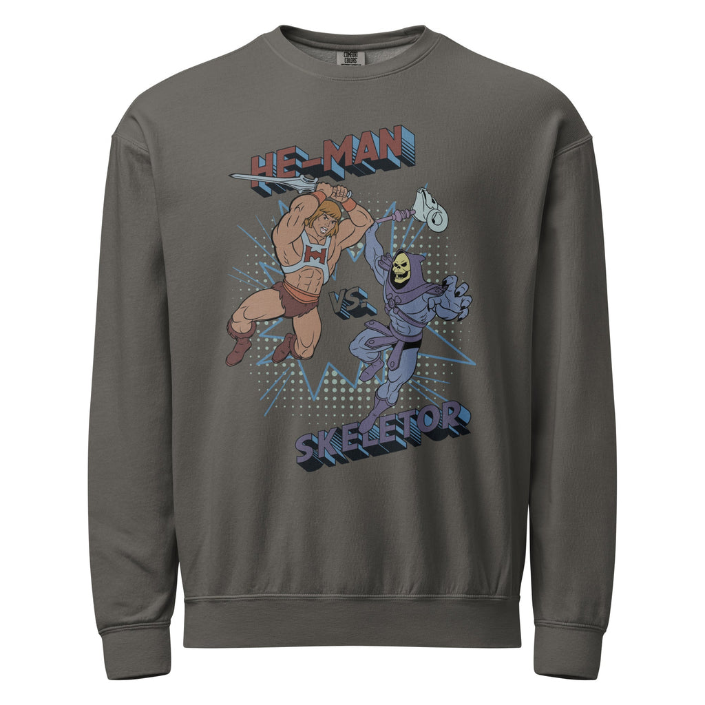 Masters of the Universe He-Man vs. Skeletor Grey Sweatshirt