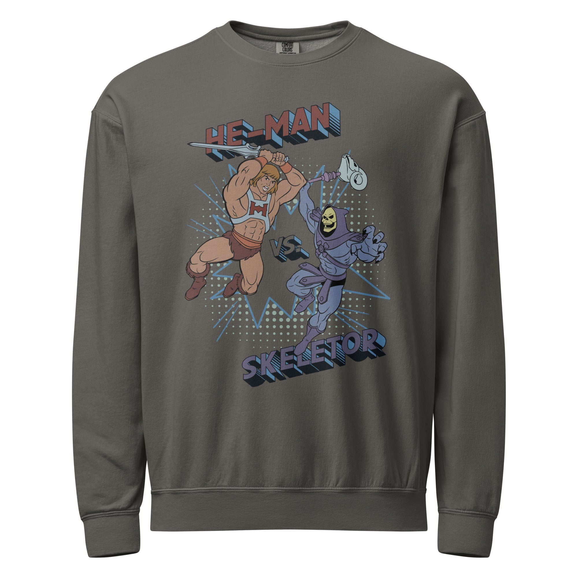 Masters of the Universe He-Man vs. Skeletor Grey Sweatshirt