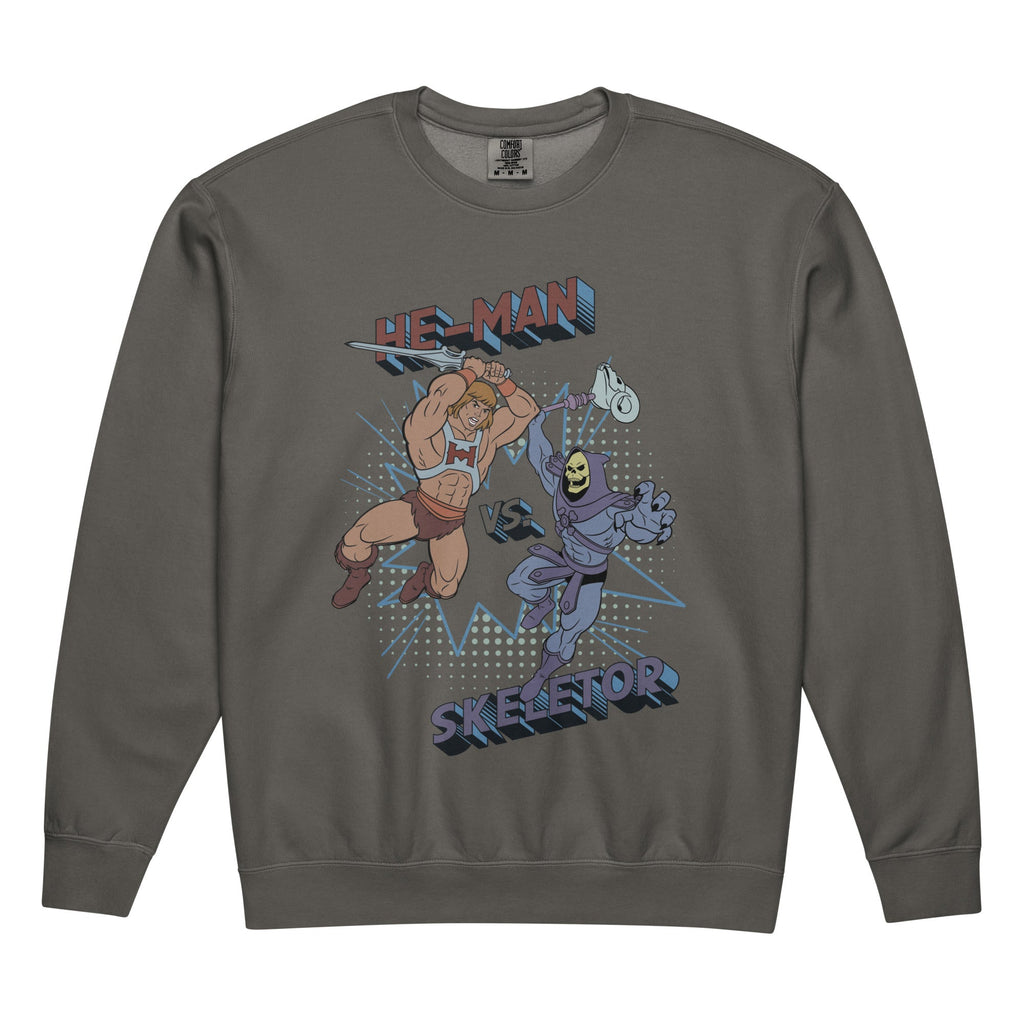Masters of the Universe He-Man vs. Skeletor Grey Sweatshirt