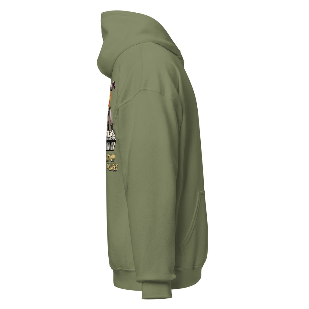 Masters of the Universe Still Plays with Action Figures Green Hoodie