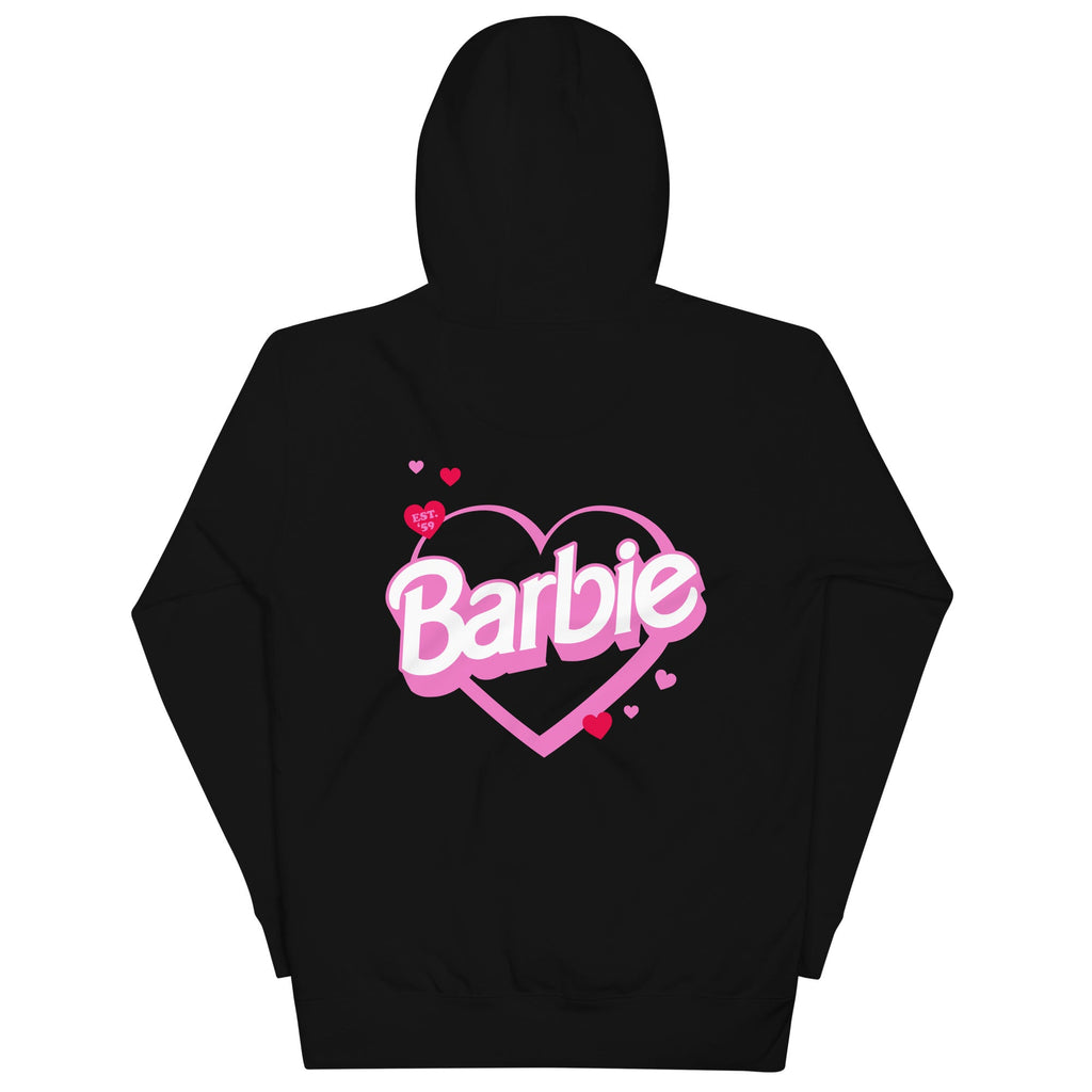 Barbie Embroidered Hearts Hoodie