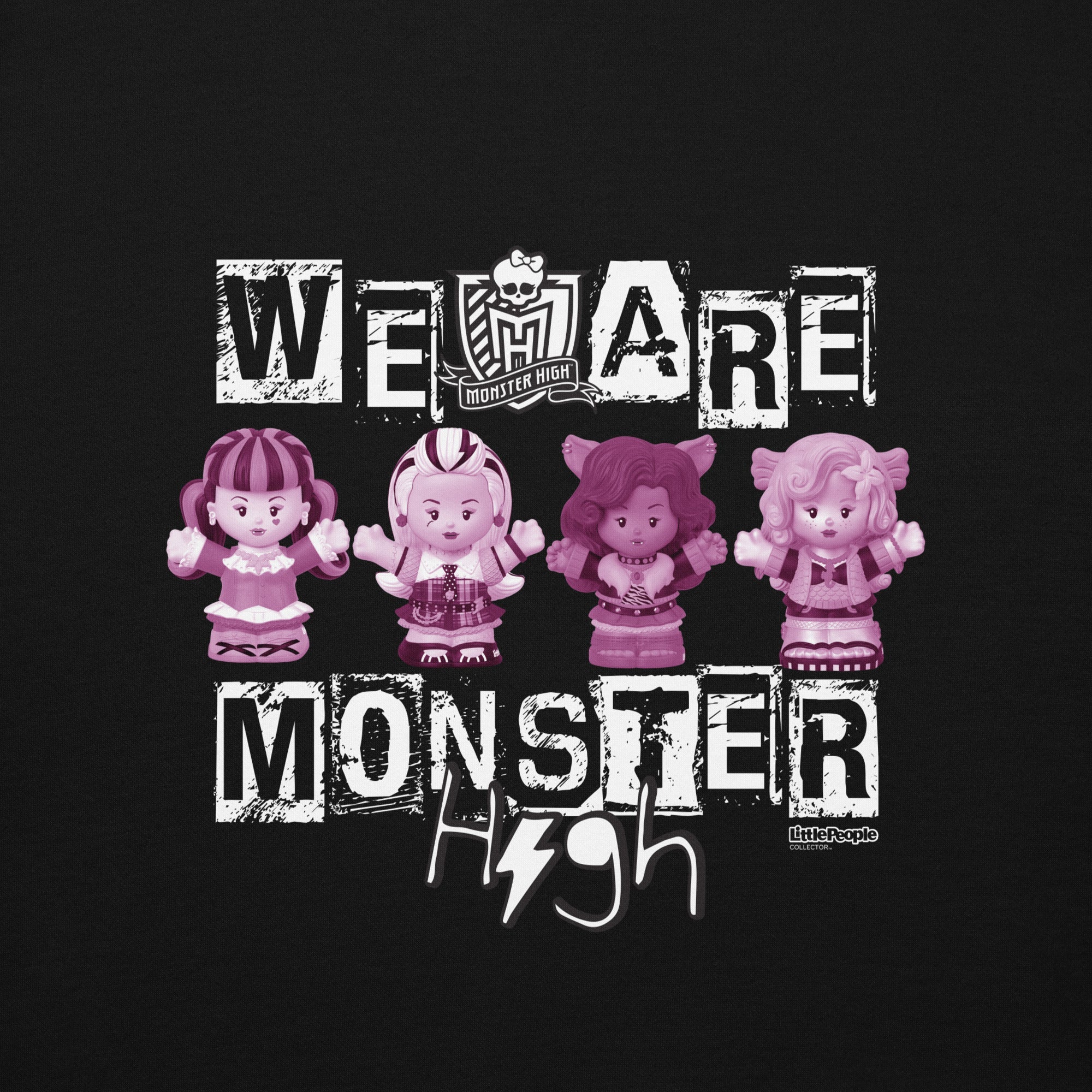 Little People Collector Monster High Black Hoodie