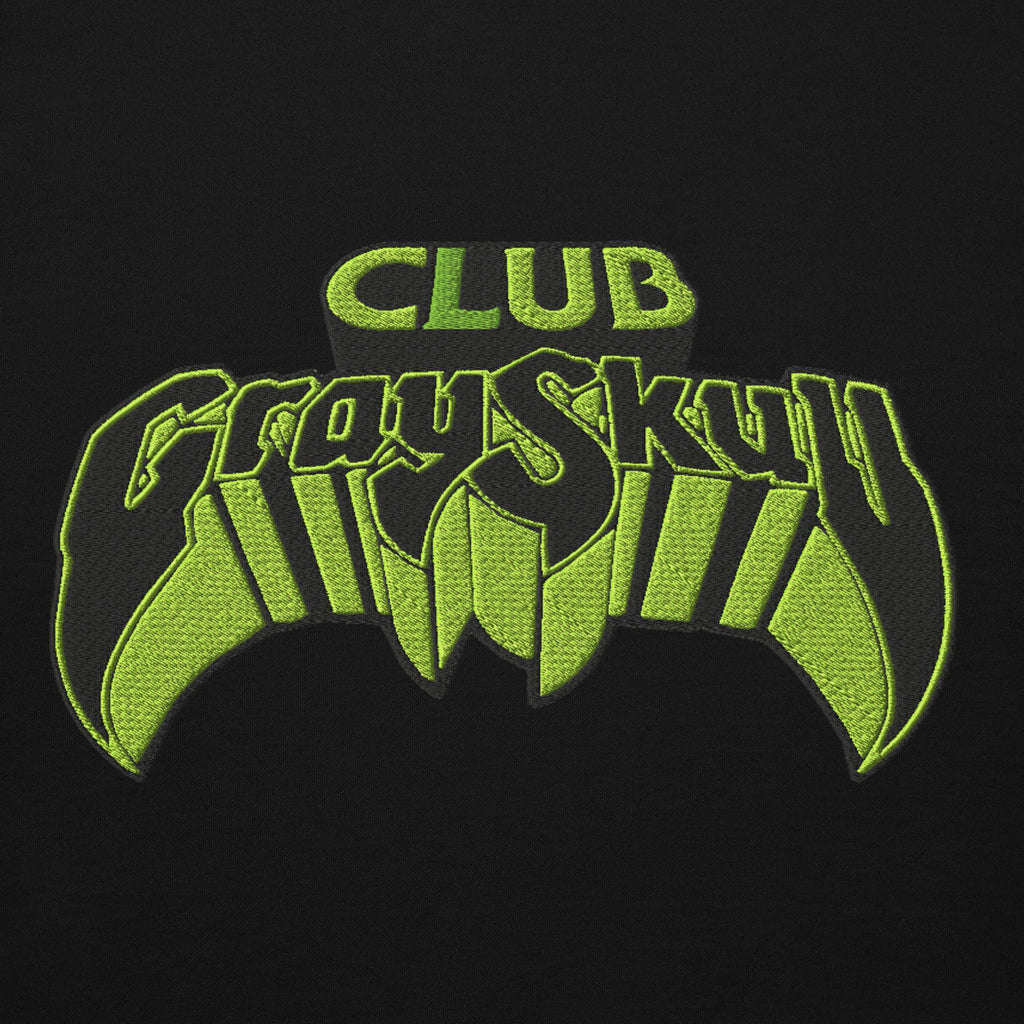 Masters of the Universe Club Grayskull Black Embroidered Hoodie