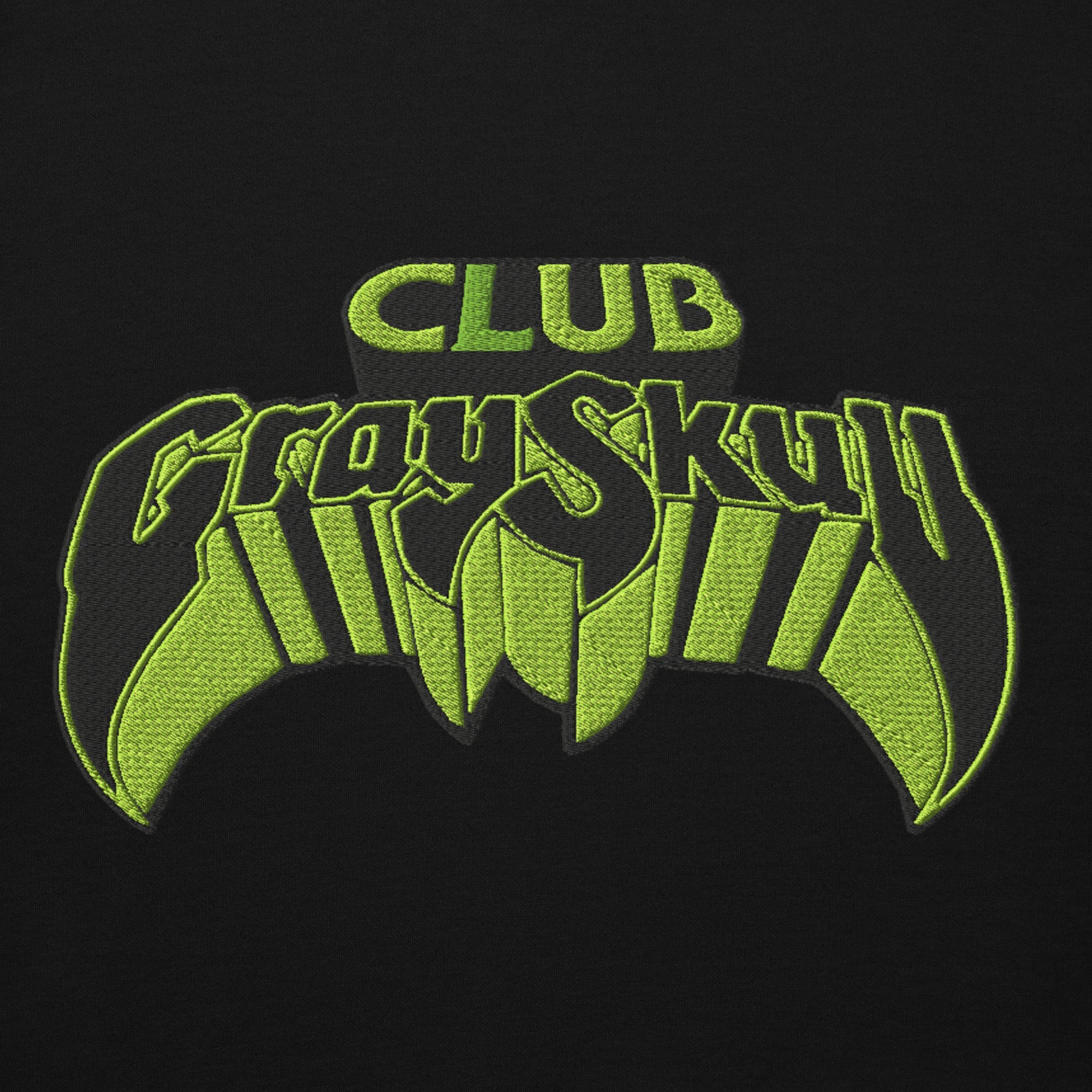 Masters of the Universe Club Grayskull Black Embroidered Hoodie