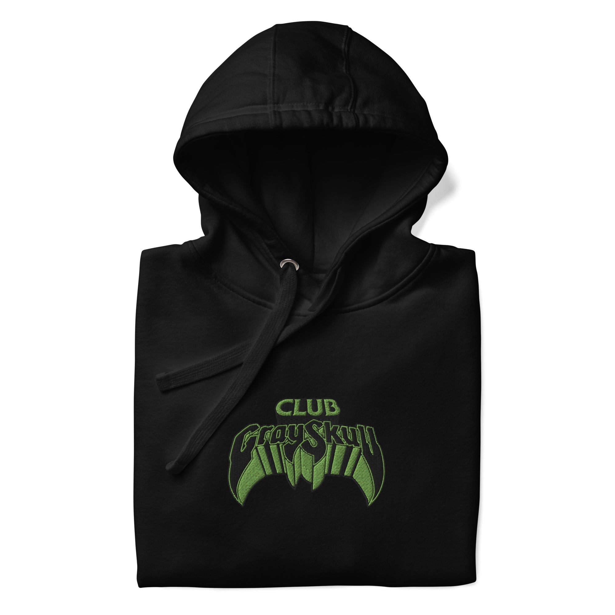 Masters of the Universe Club Grayskull Black Embroidered Hoodie