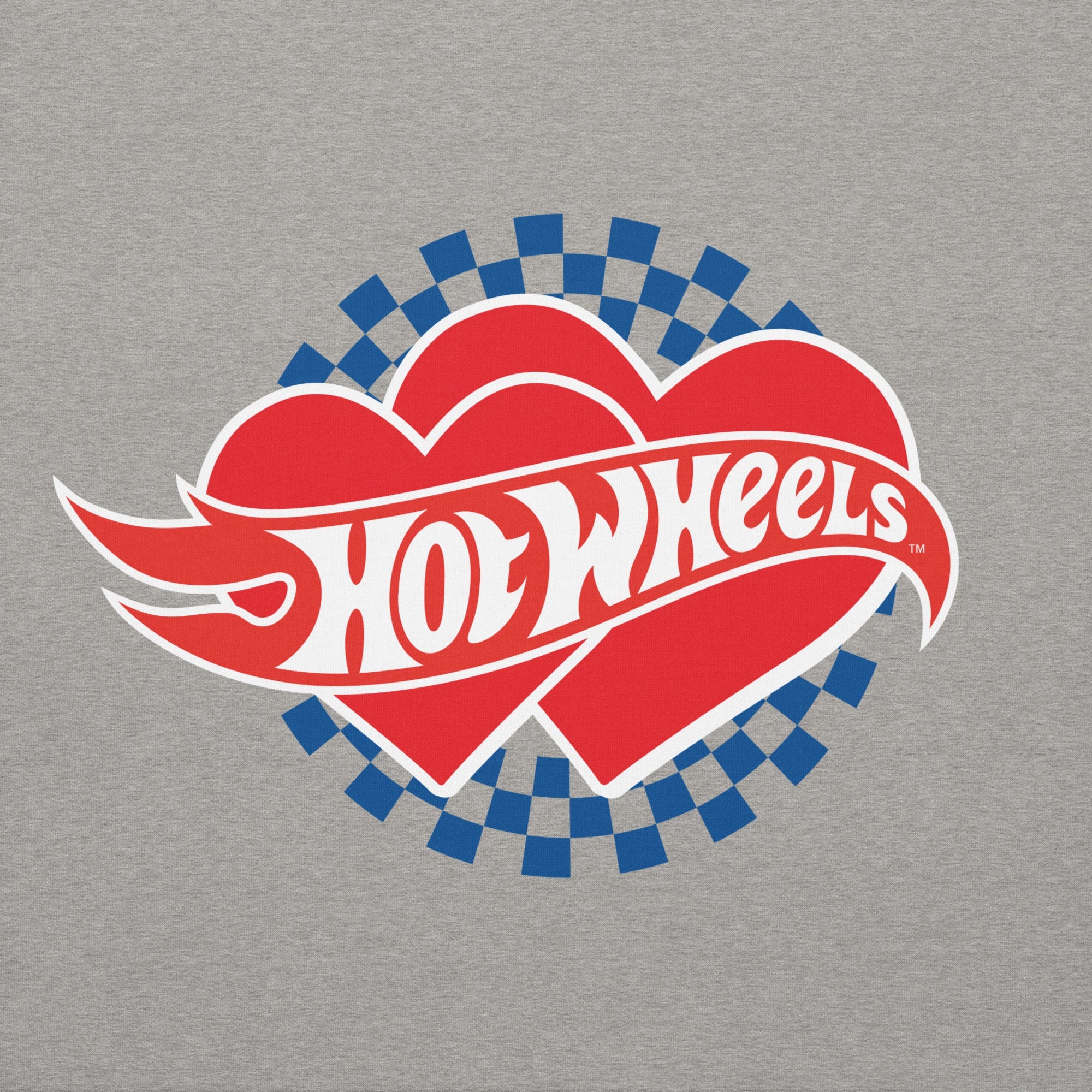 Hot Wheel Checkered Hearts Hoodie