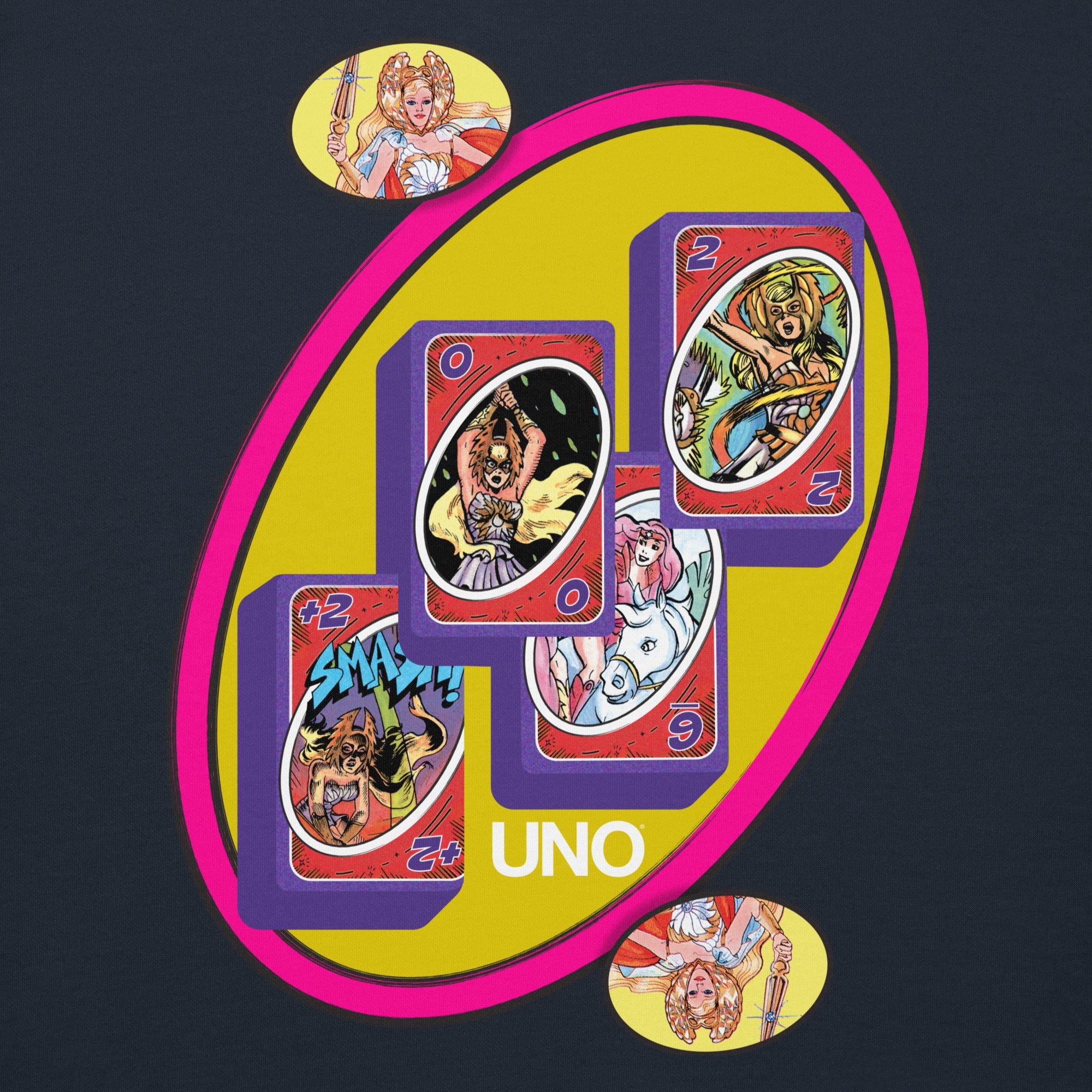 UNO Masters of the Universe She-Ra Princess Power Black Hoodie