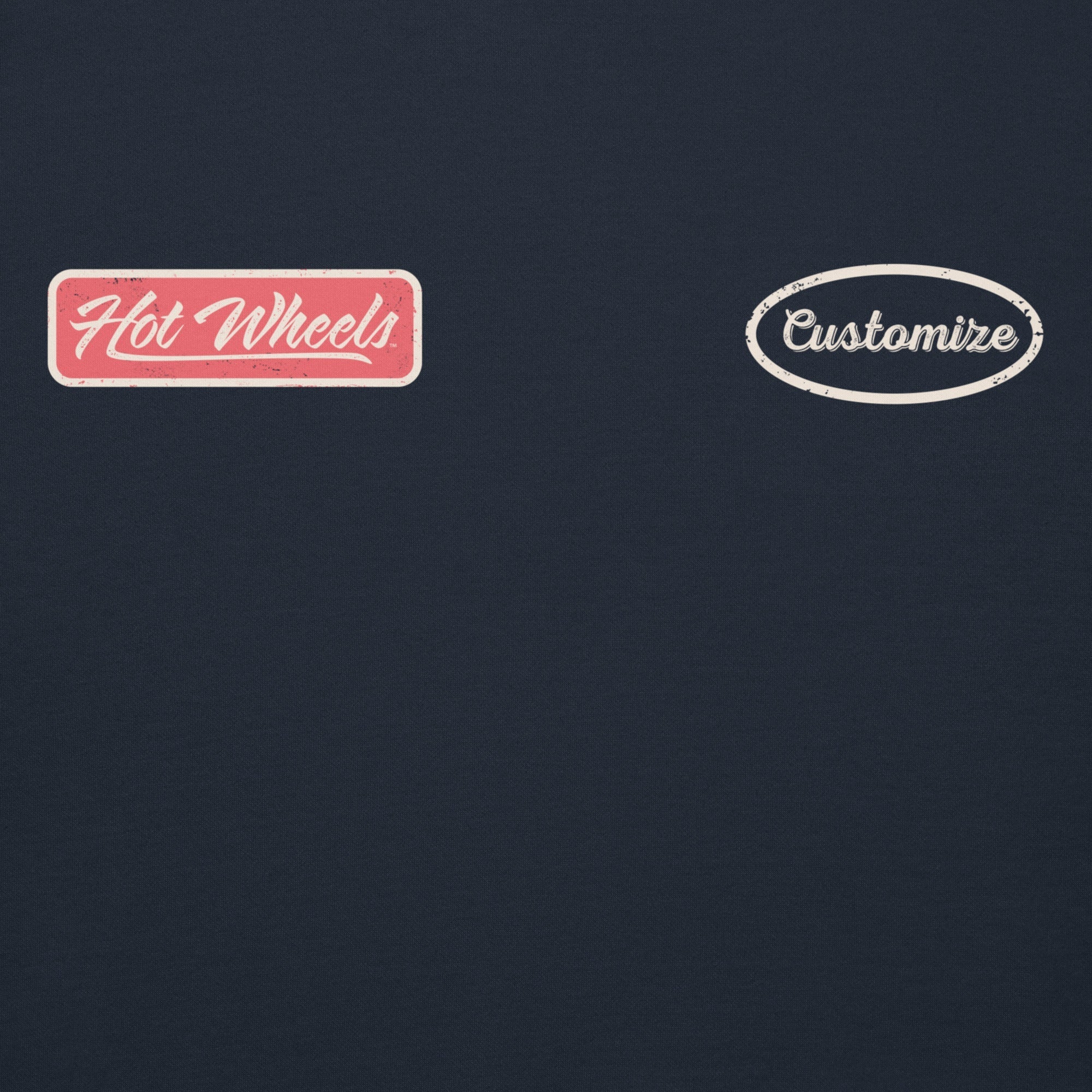 Hot Wheels Customizable Auto Repair Mechanic Navy Hoodie