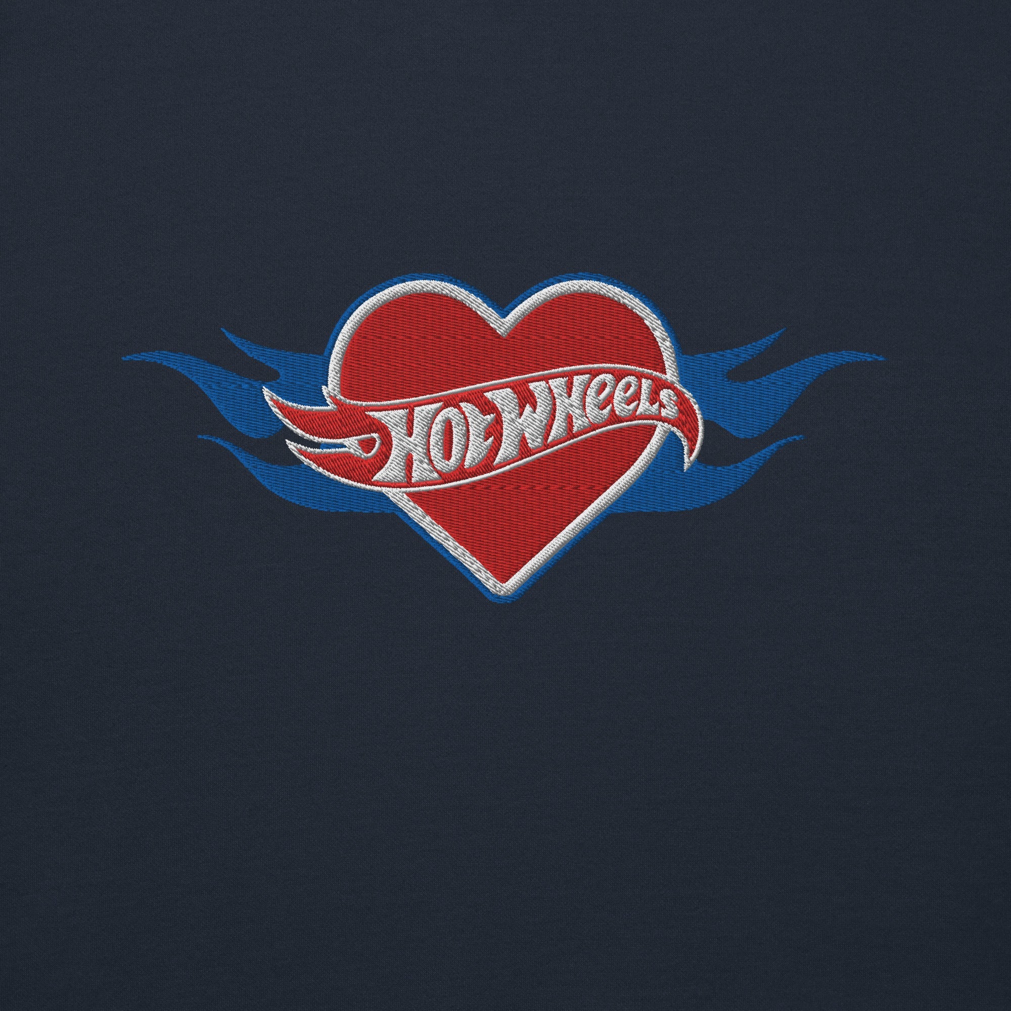 Hot Wheels Heart with Flame Hoodie