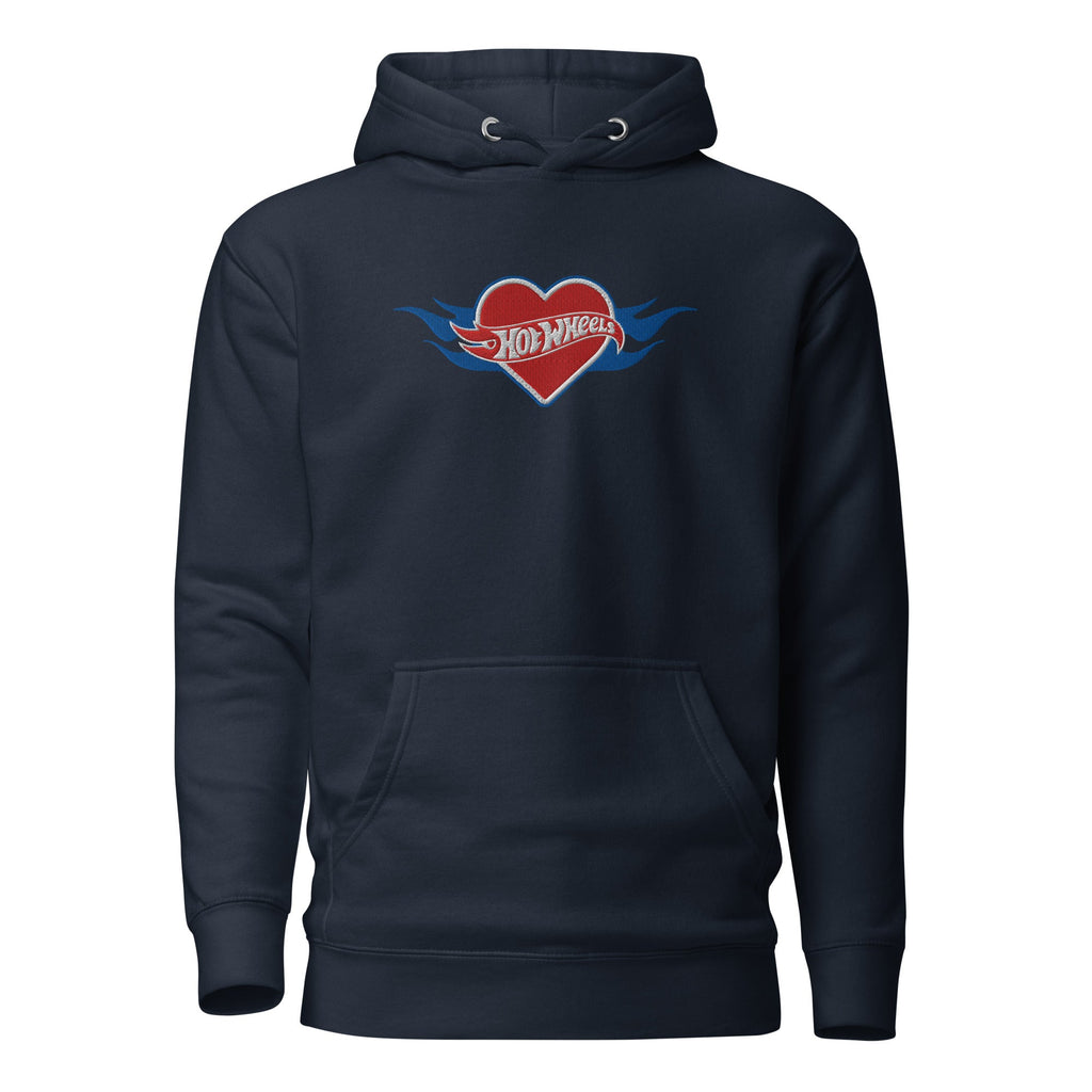 Hot Wheels Heart with Flame Hoodie