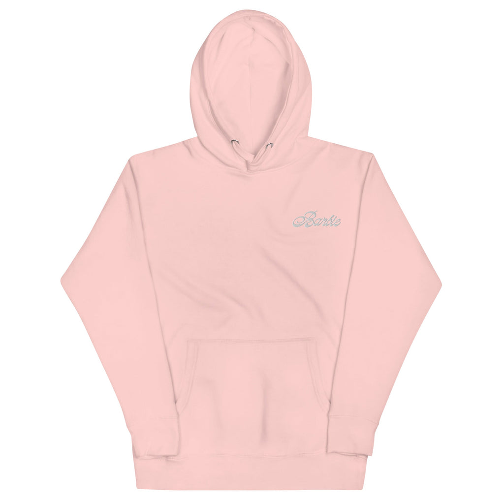 Barbie Rise and Shine Embroidered Pink Hoodie