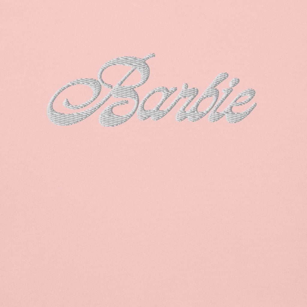 Barbie Rise and Shine Embroidered Pink Hoodie