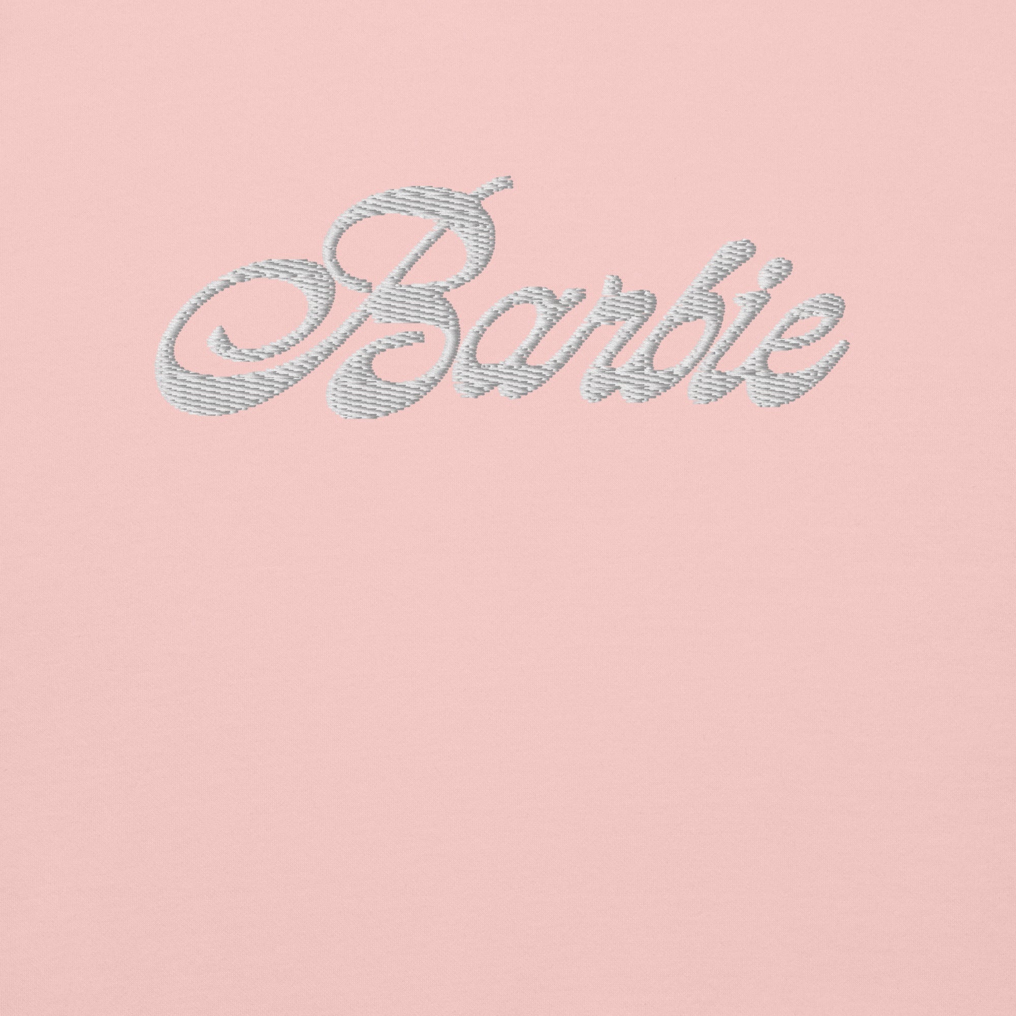 Barbie Rise and Shine Embroidered Pink Hoodie
