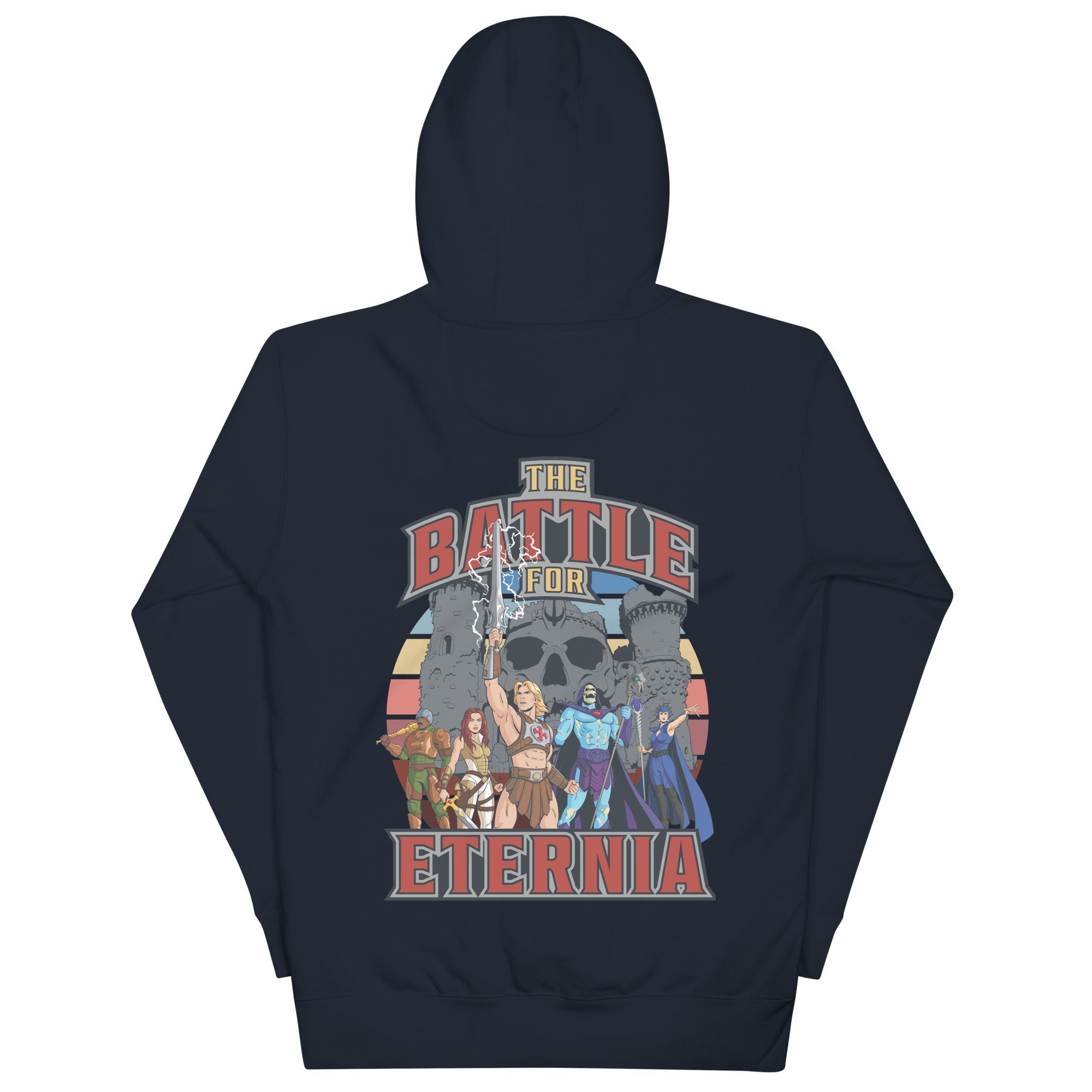 Masters of the Universe Movie Battle for Eternia Navy Hoodie