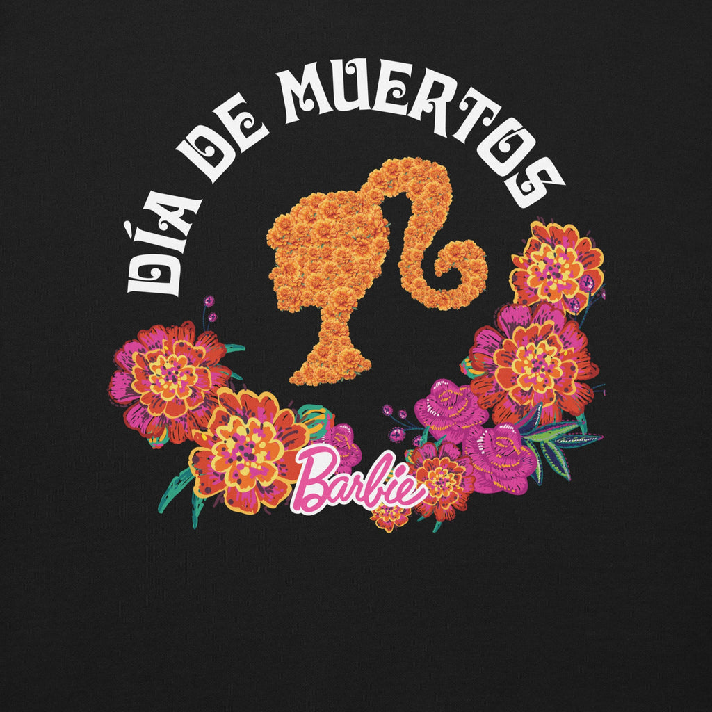Barbie Día de Muertos Floral Black Sweatshirt