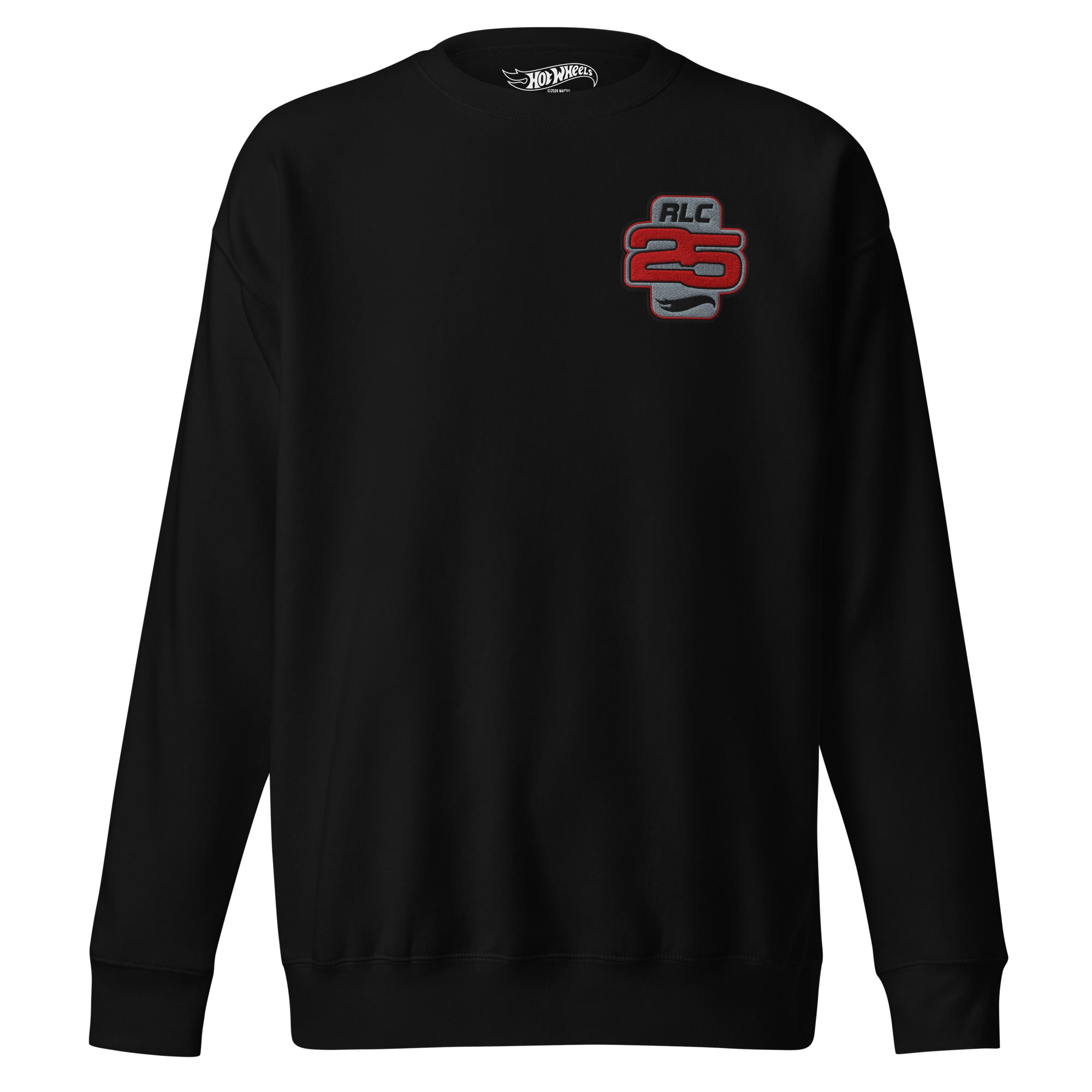 Hot Wheels 2025 RLC Membership Embroidered Black Sweatshirt
