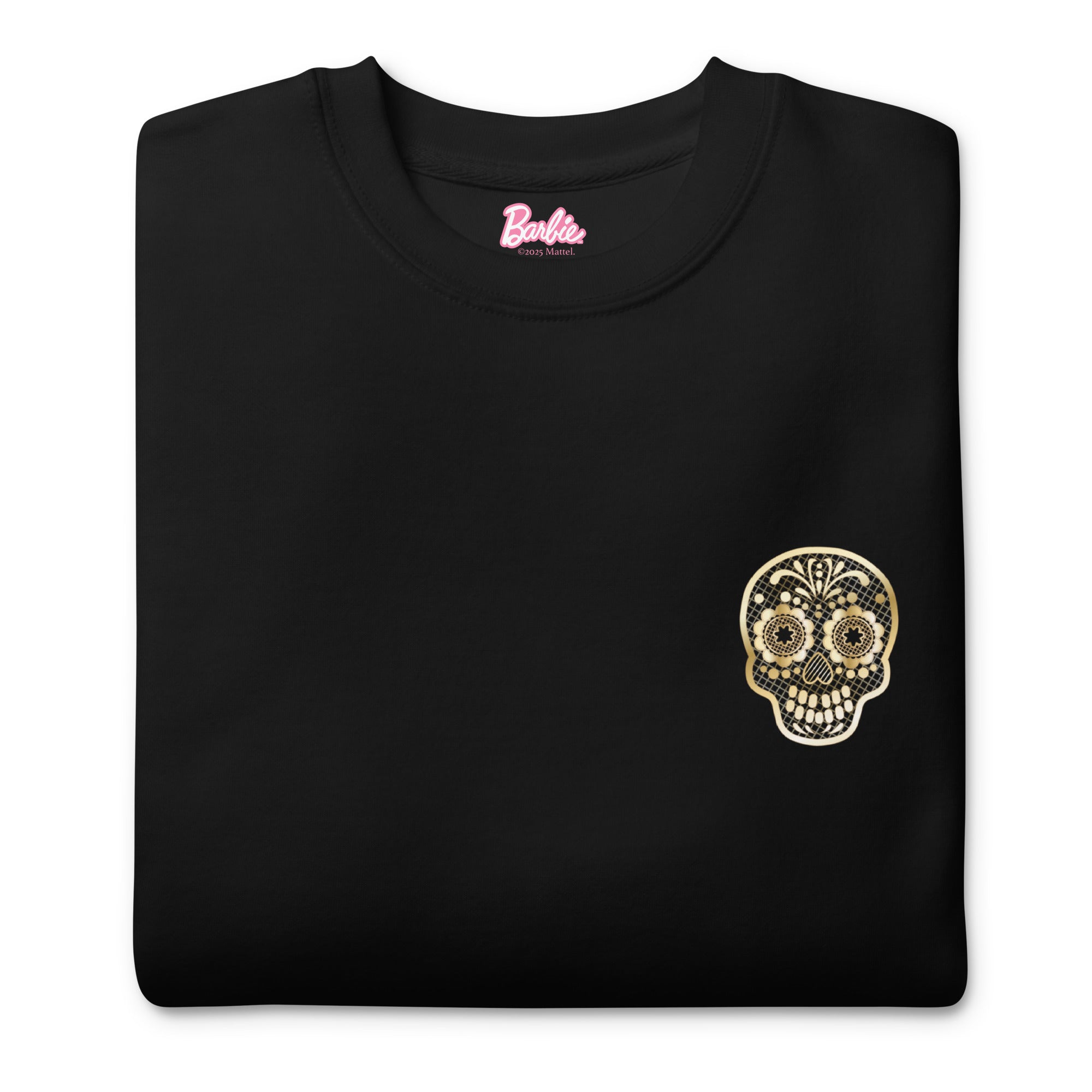 Barbie Día de Muertos Floral Black Sweatshirt