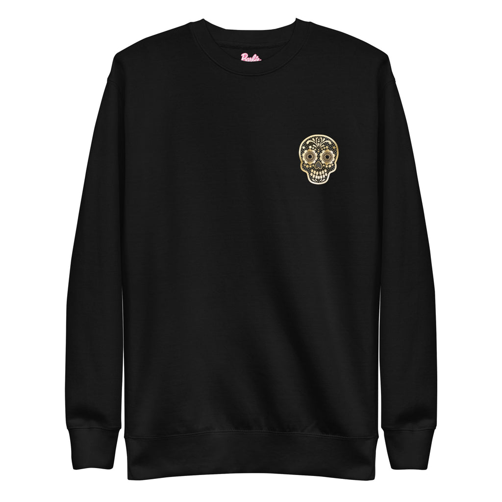 Barbie Día de Muertos Floral Black Sweatshirt