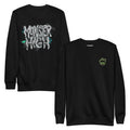 Monster High Lunar Glow Logo Embroidered Black Sweatshirt