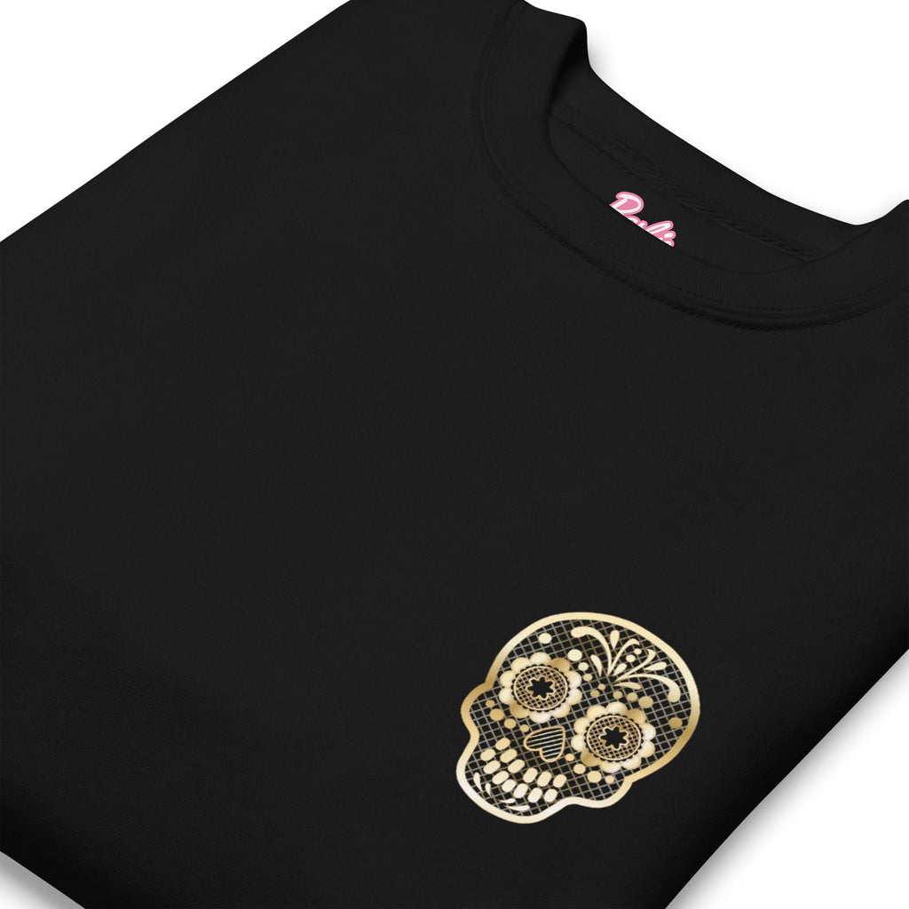 Barbie Día de Muertos Floral Black Sweatshirt