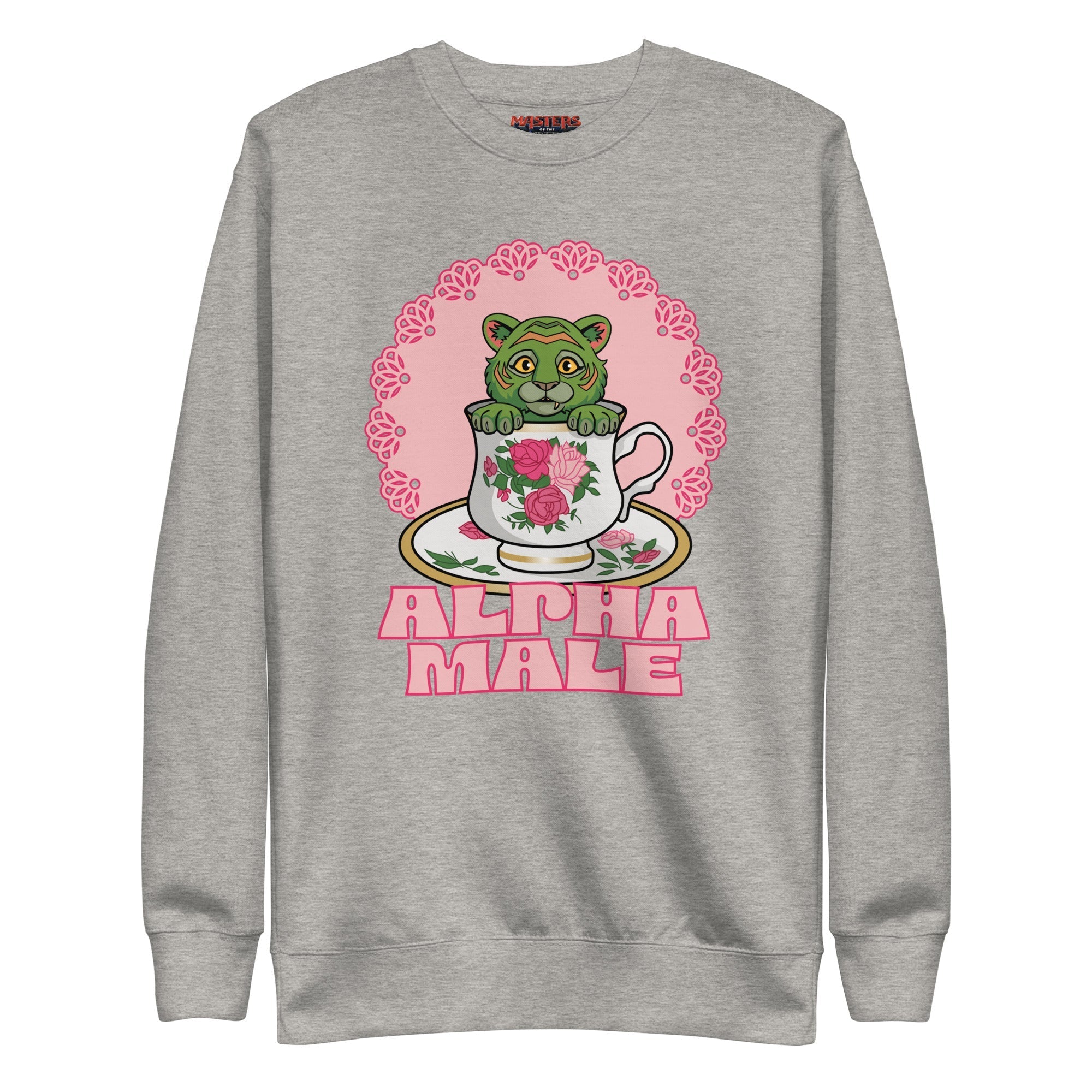 Masters of the Universe Movie Cringer Teacup Gray Sweatshirt