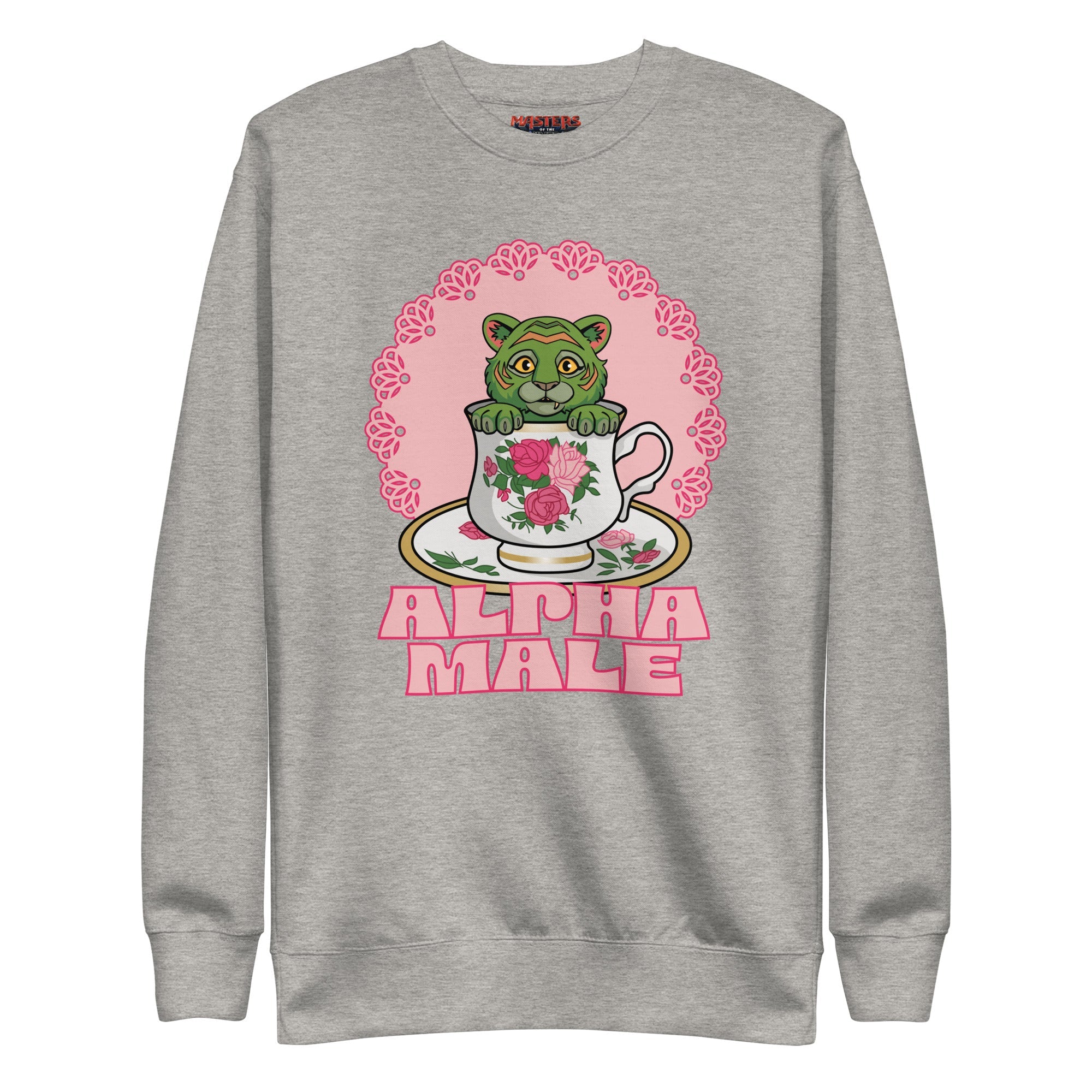 Masters of the Universe Movie Cringer Teacup Gray Sweatshirt