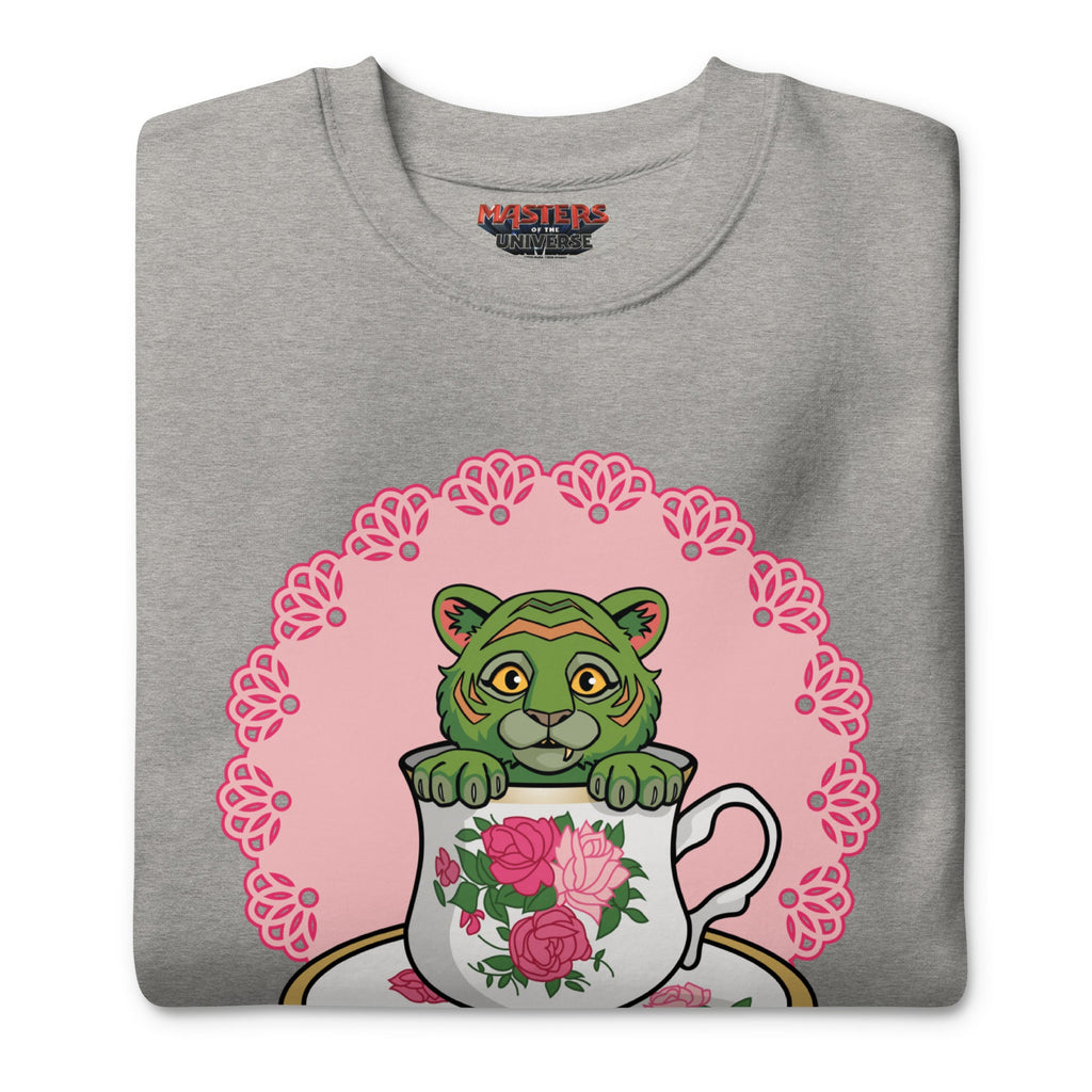 Masters of the Universe Movie Cringer Teacup Gray Sweatshirt