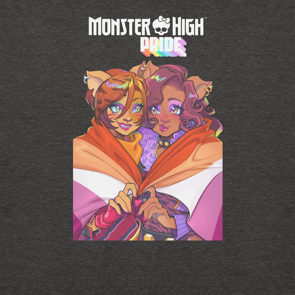 Monster High Pride Toralei & Clawdeen Grey Sweatshirt