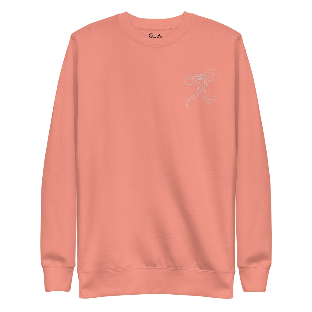 Barbie Peaches 'n Cream Embroidered Peach Sweatshirt